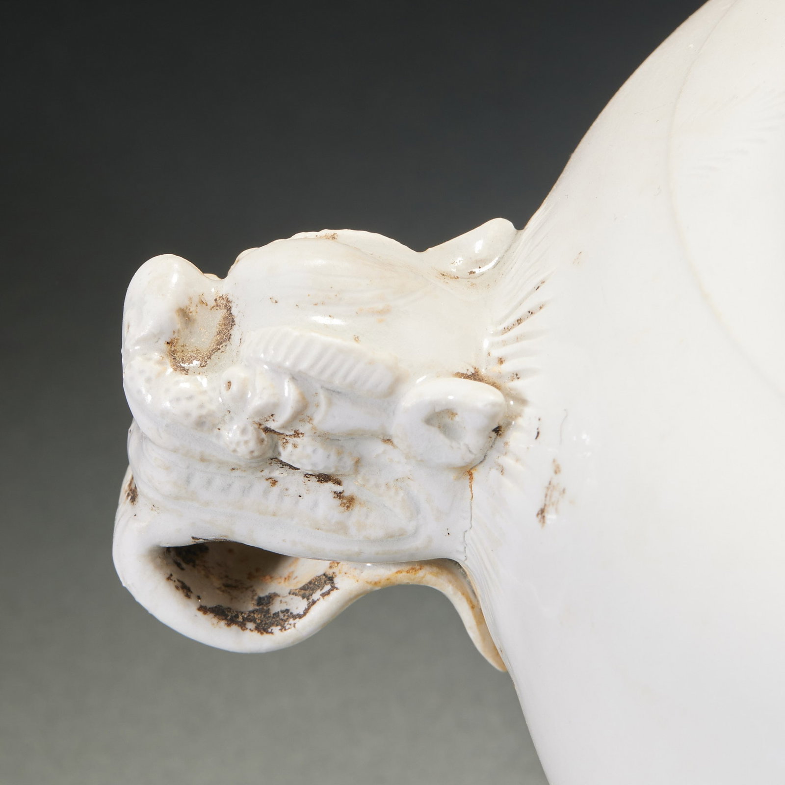 White Glaze Double Dragon-ear Jar - 10
