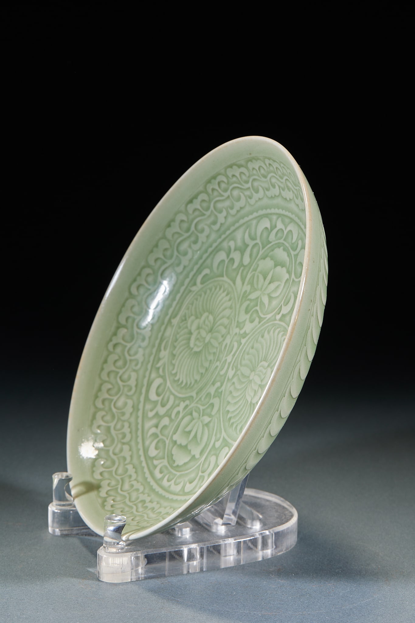 Yue Ware Interlocking Lotus Flower Plate - 5