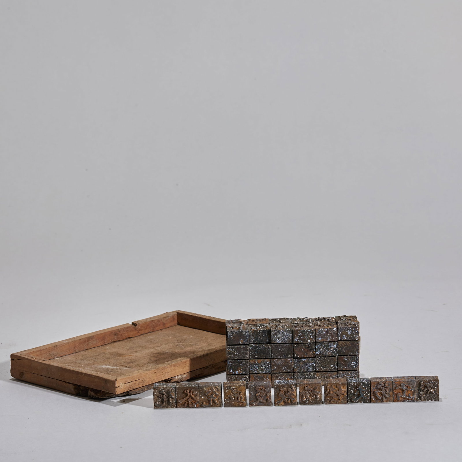 Movable Type Set, One Box (16 Cases) - 2