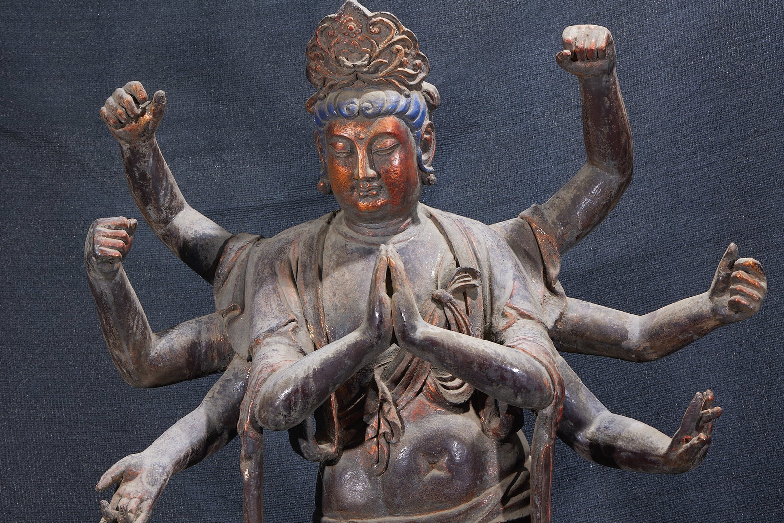 Pre-Ming Bodiless Eight-Armed Guanyin - 6