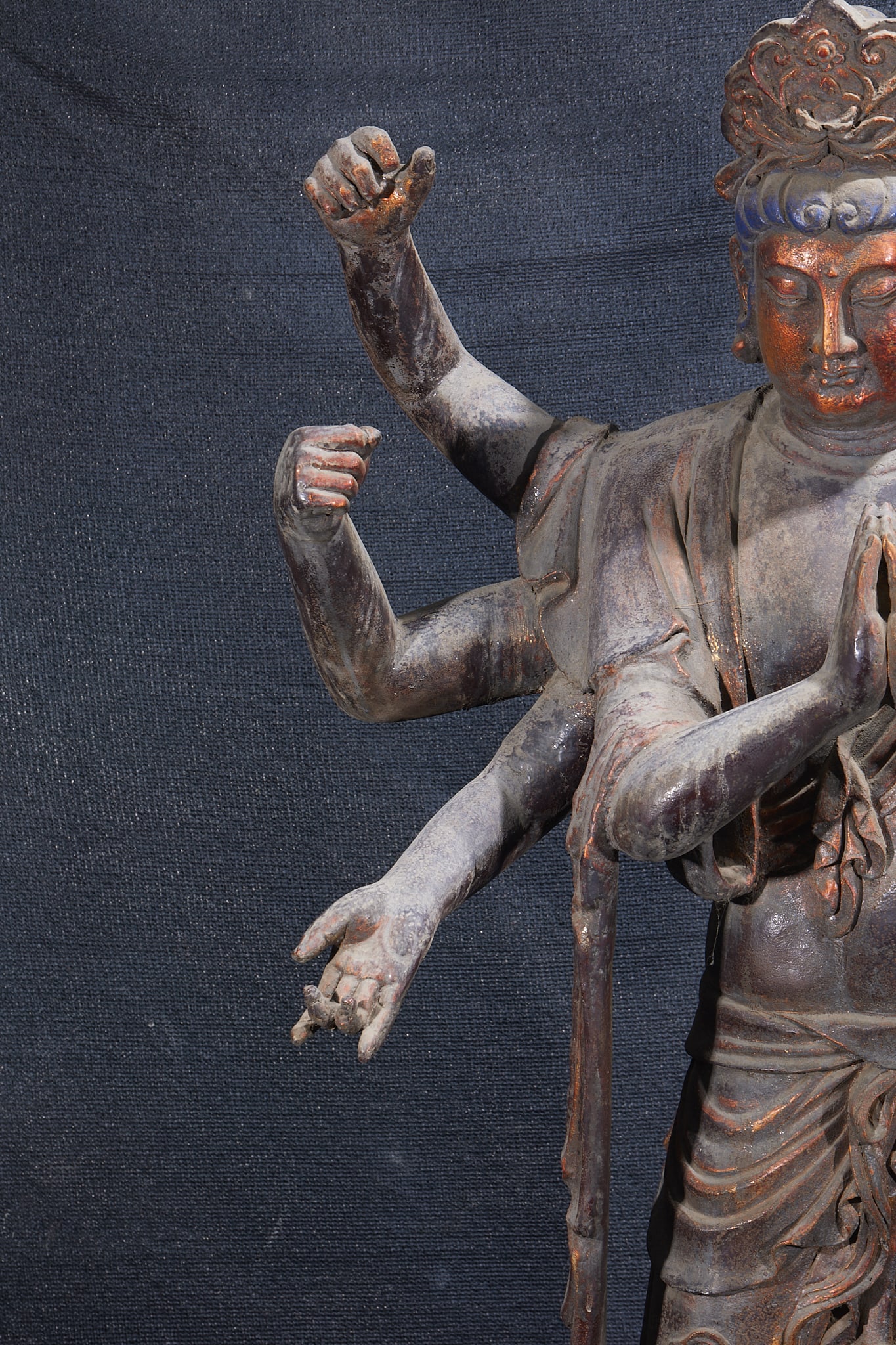 Pre-Ming Bodiless Eight-Armed Guanyin - 7