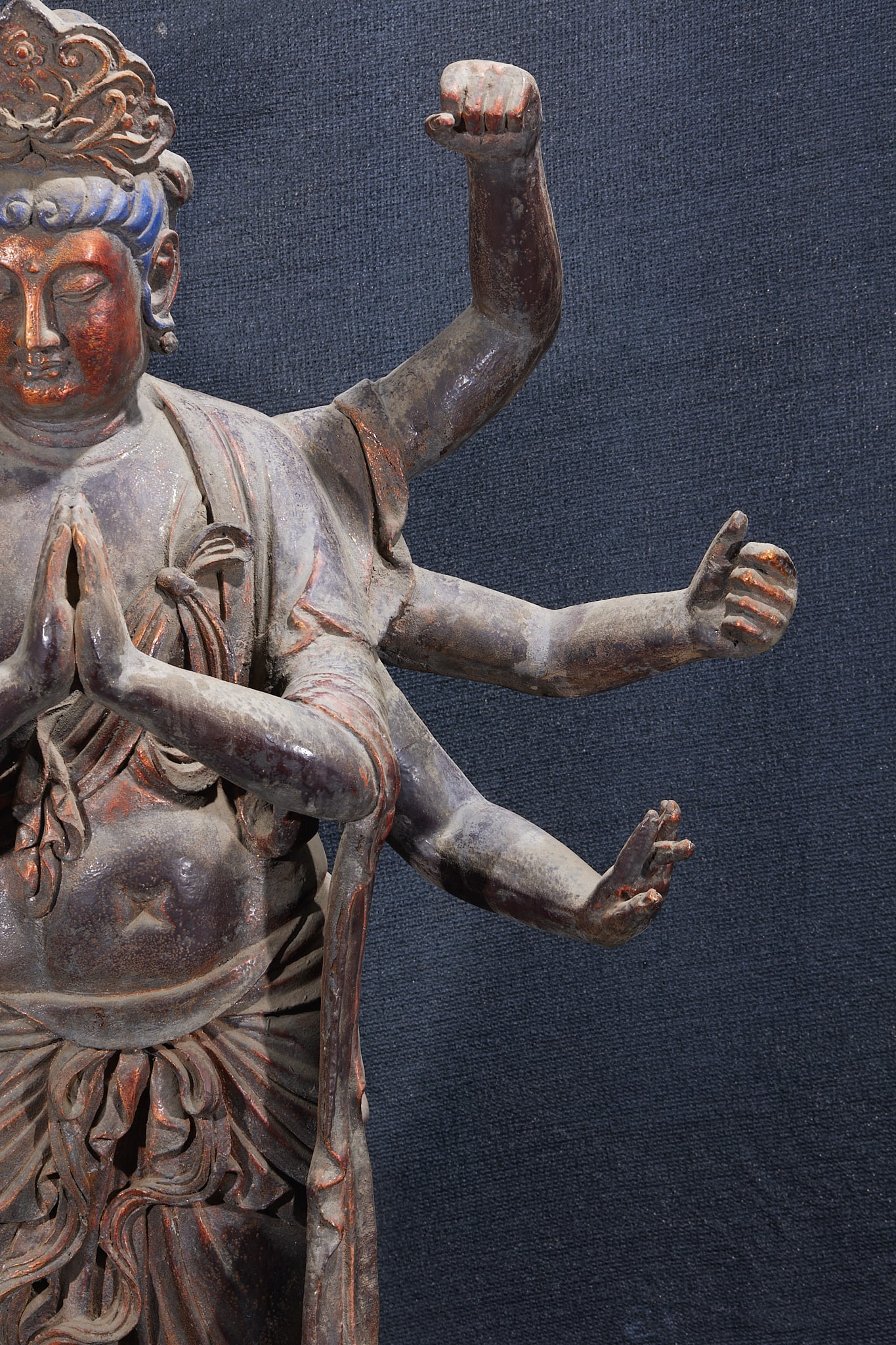 Pre-Ming Bodiless Eight-Armed Guanyin - 8