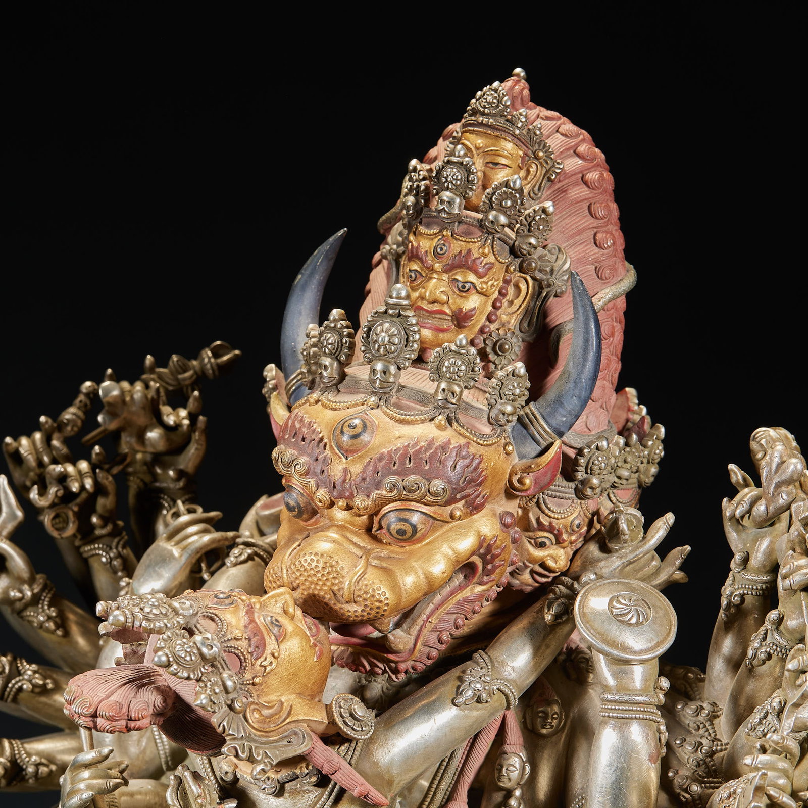 Yongle Silver Yamantaka - 10