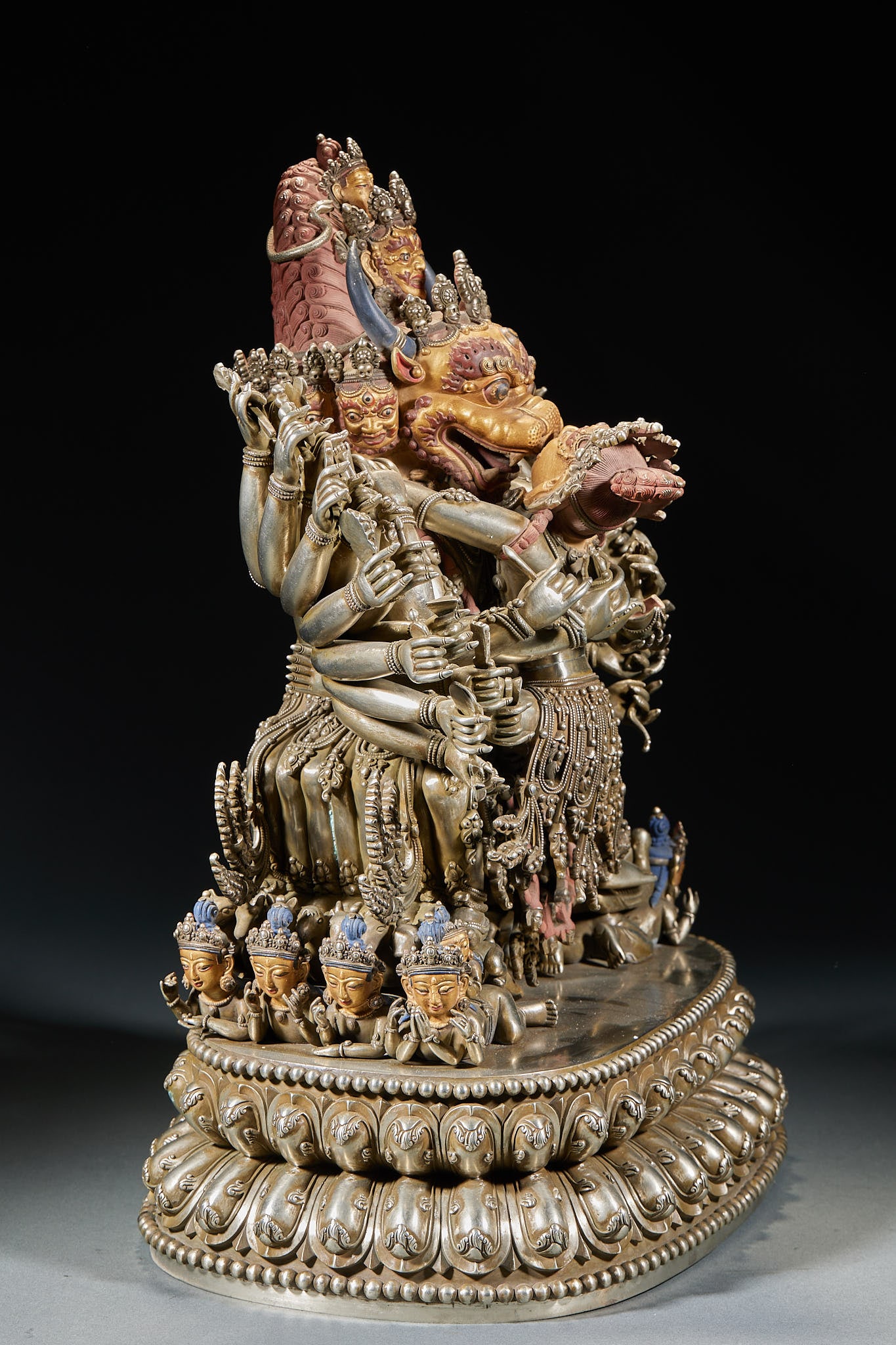 Yongle Silver Yamantaka - 16