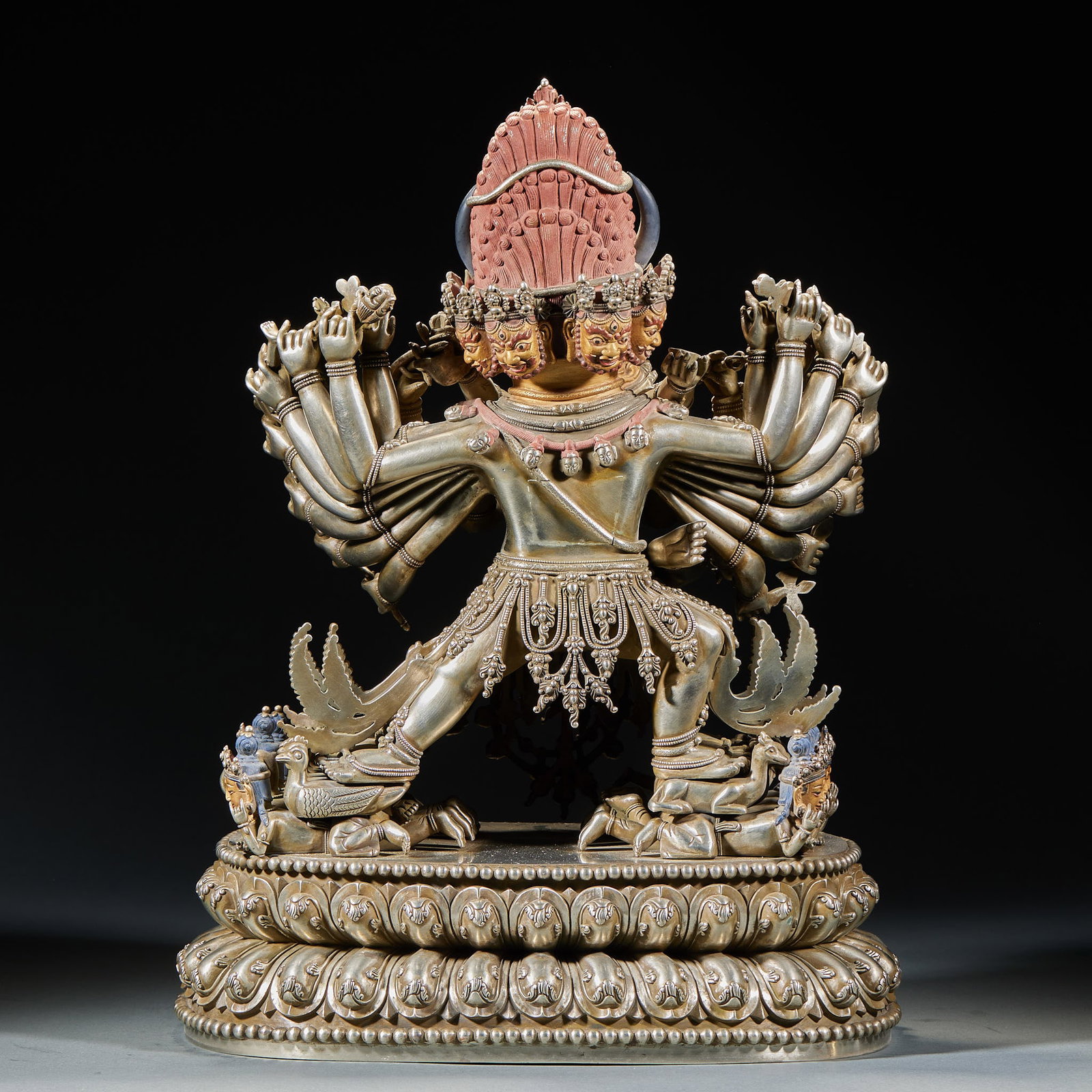 Yongle Silver Yamantaka - 3