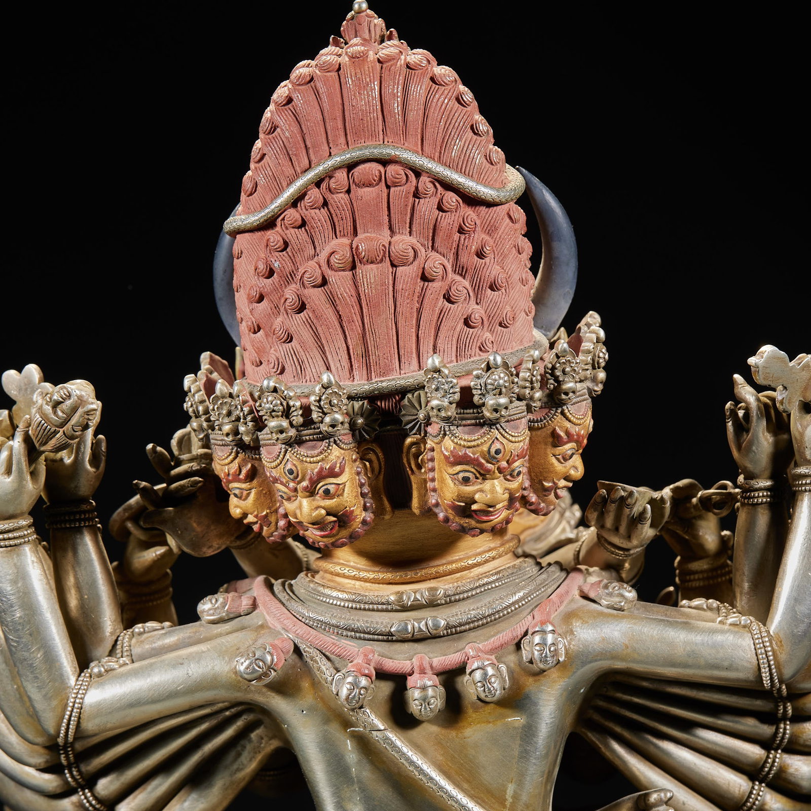 Yongle Silver Yamantaka - 4