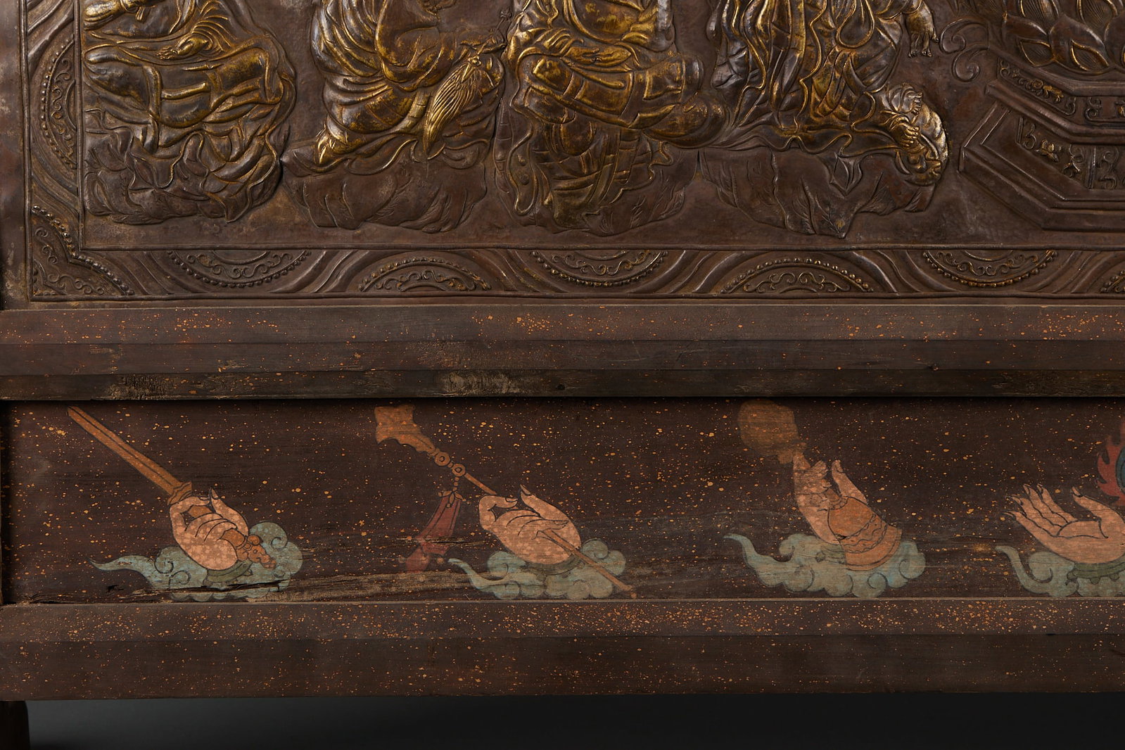 Silver Buddha Preaching Screen - 16