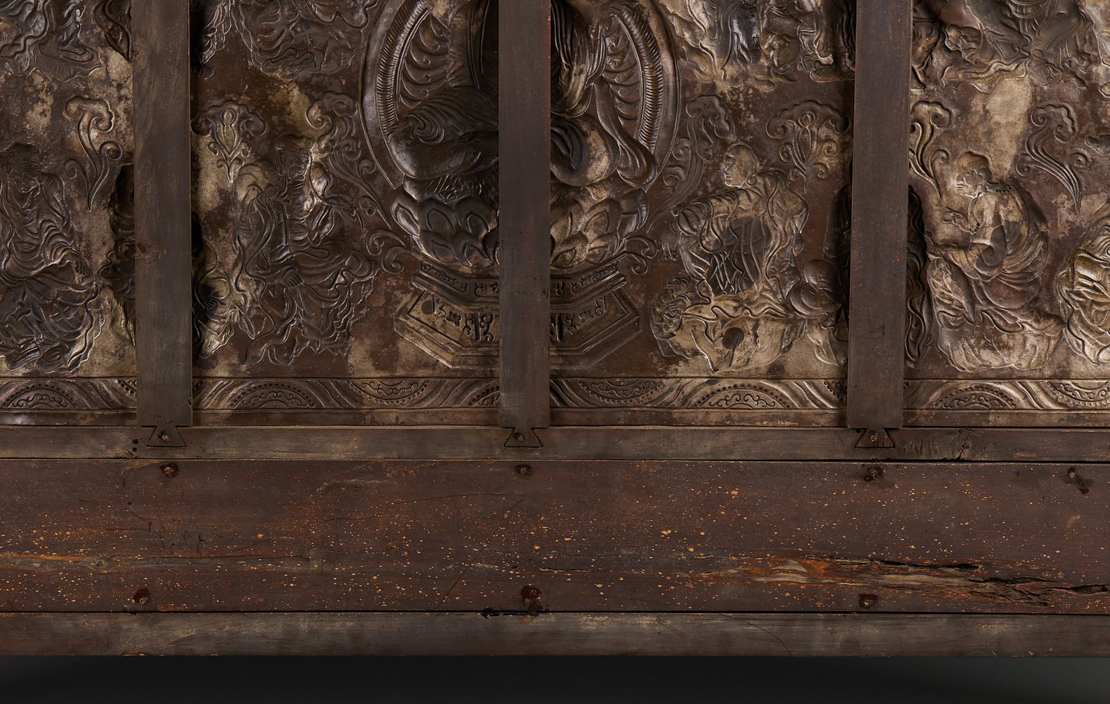 Silver Buddha Preaching Screen - 5