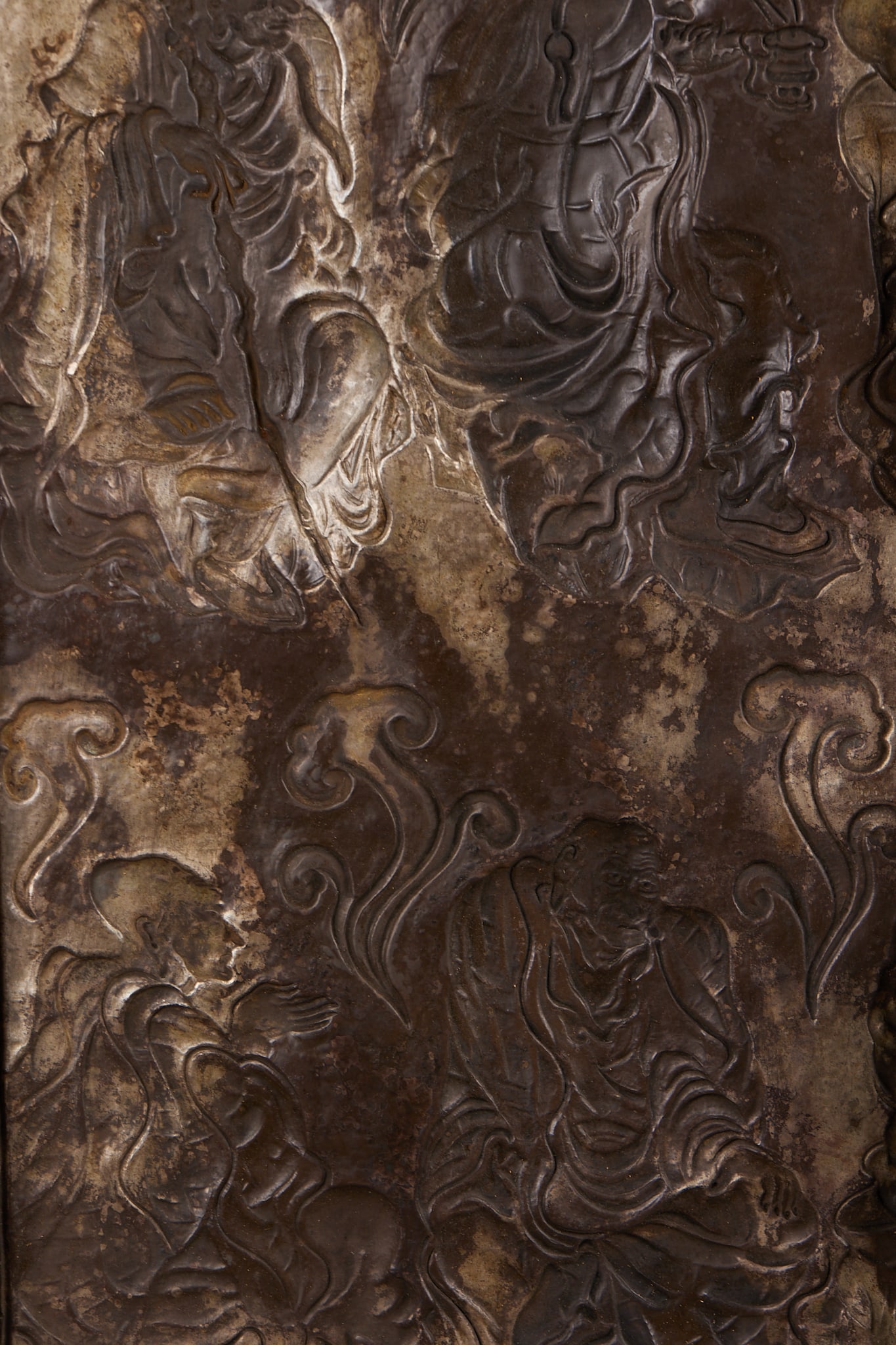 Silver Buddha Preaching Screen - 7