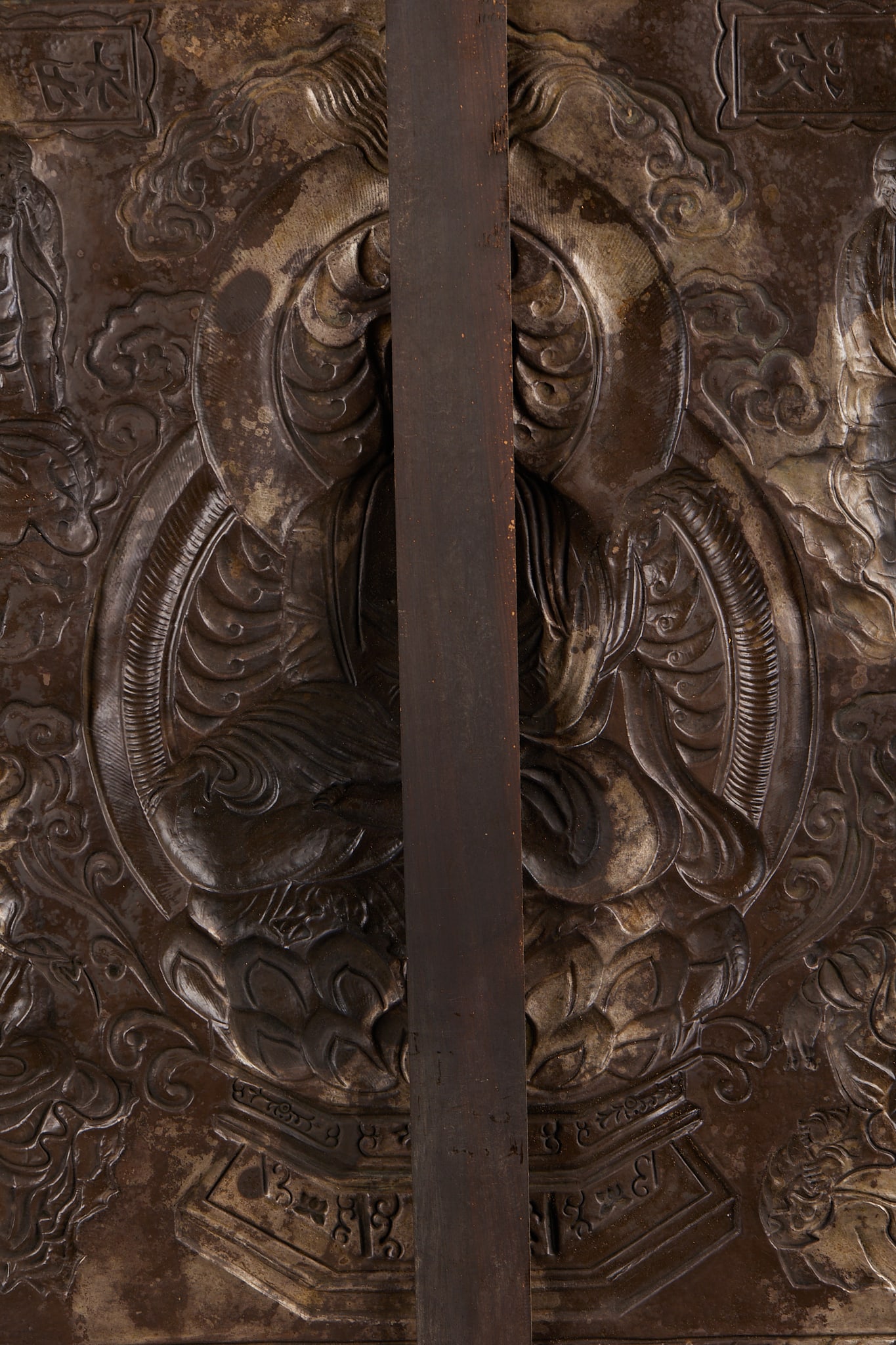 Silver Buddha Preaching Screen - 8