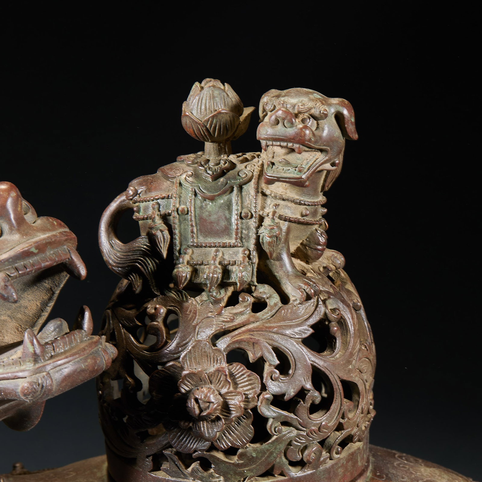 Bronze Lion Censer - 6