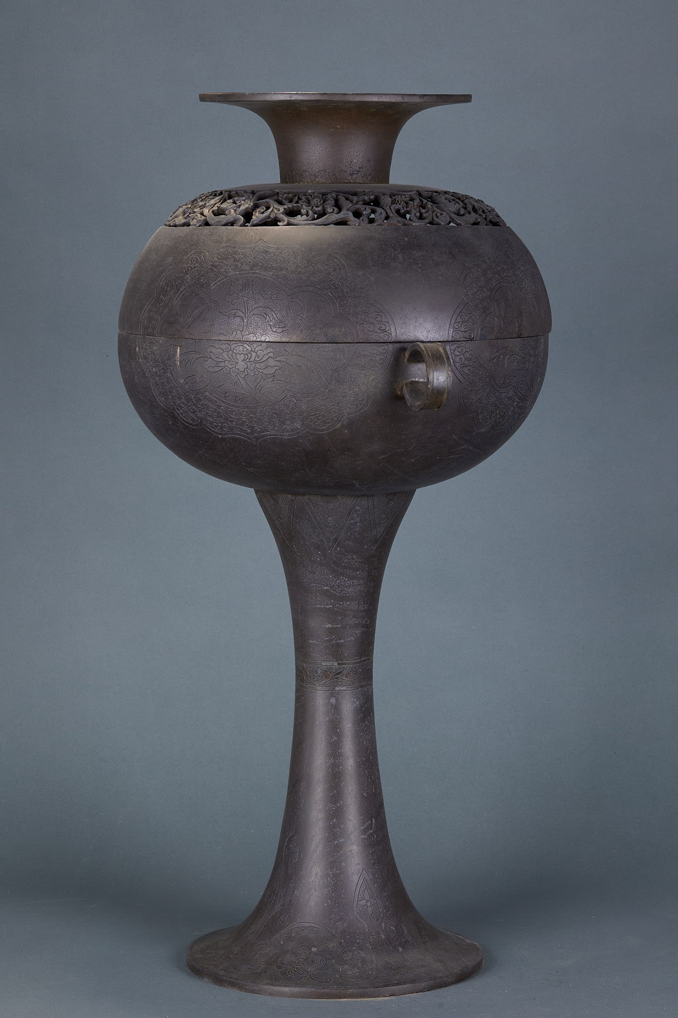 Bronze Bean-Shaped Censer - 11