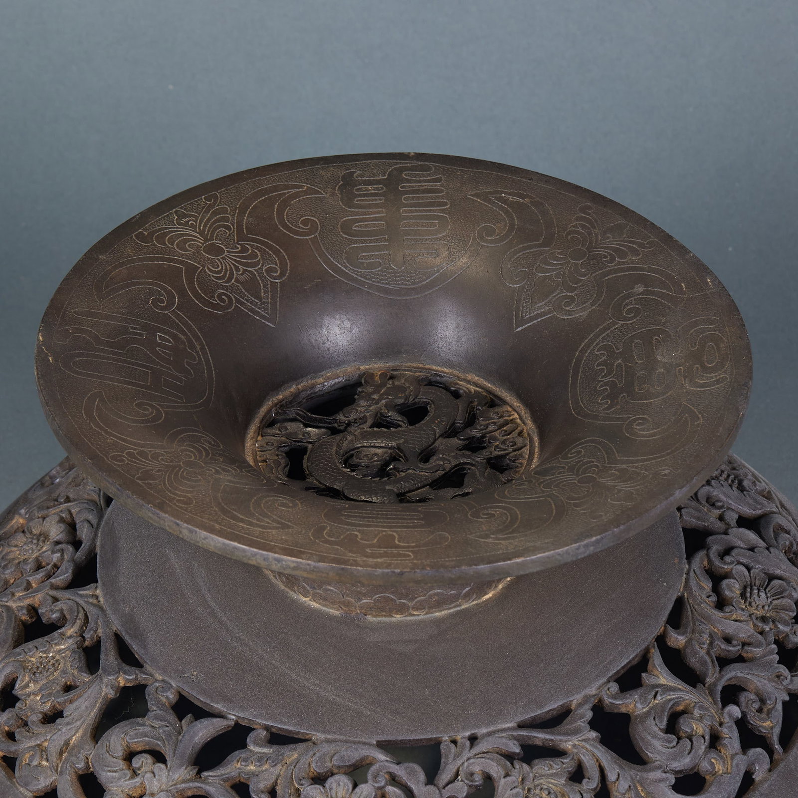 Bronze Bean-Shaped Censer - 5