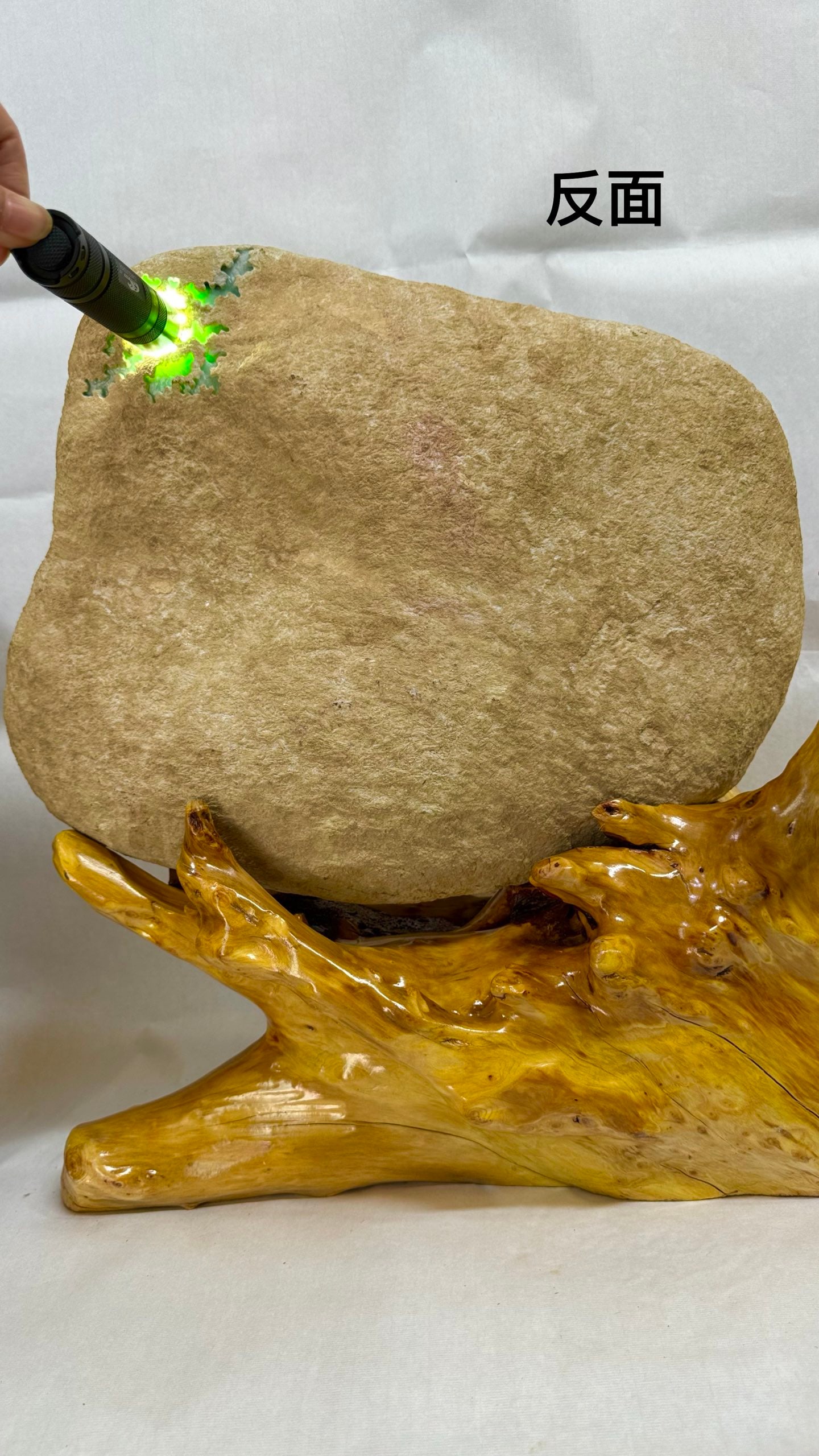 Solid Vivid Emerald Rough Stone - 8
