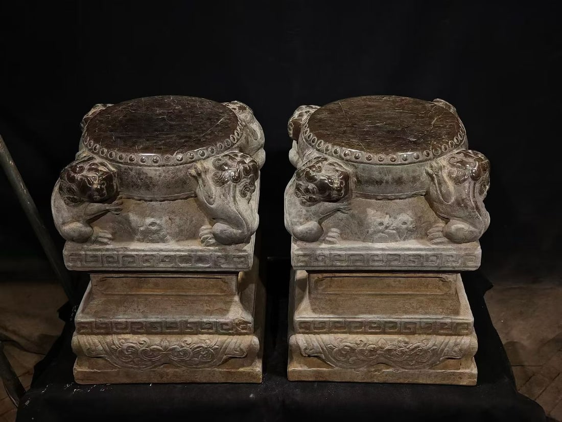 Bluestone Column Cap Stone - 4