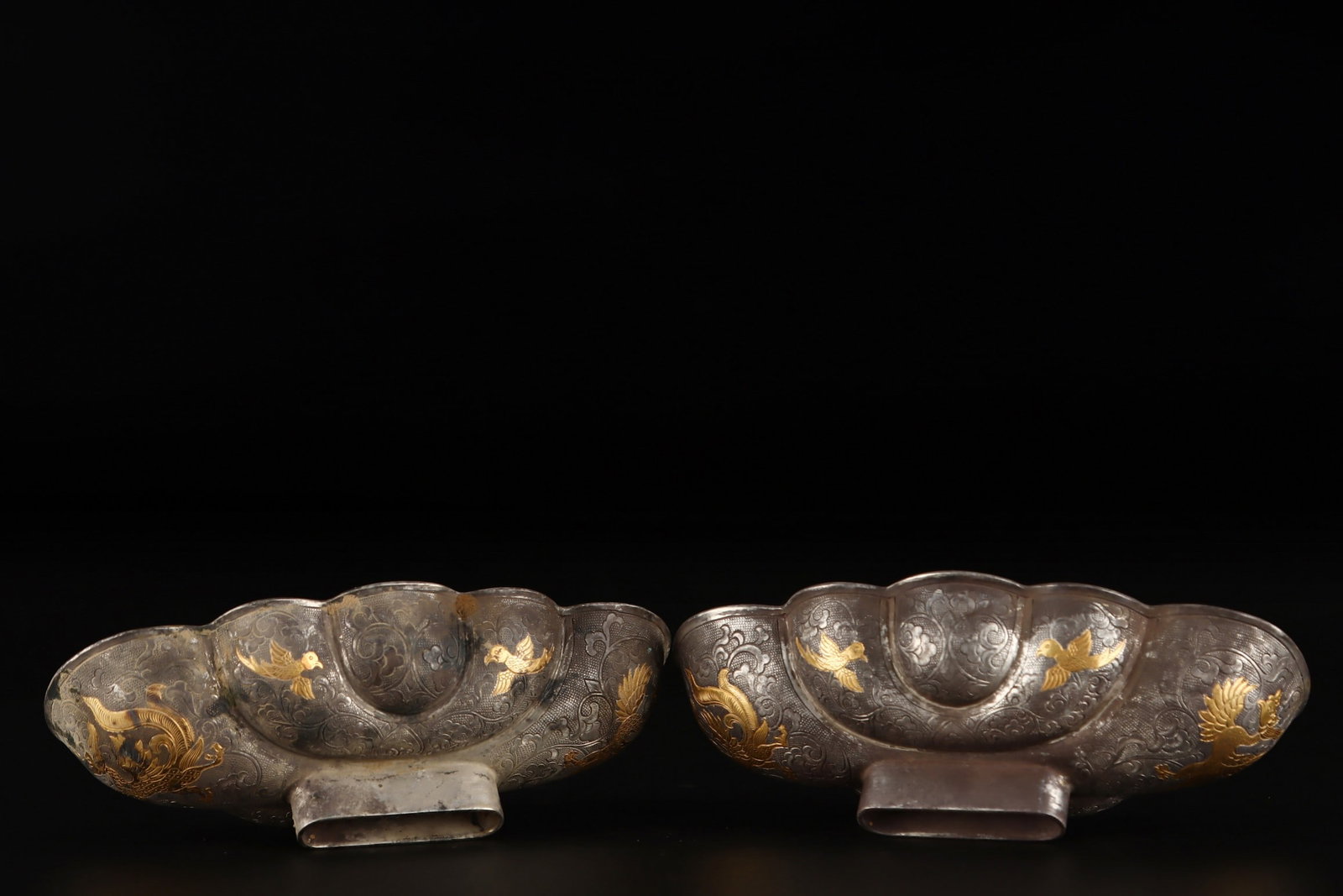 Tang Dynasty Solid Silver Tall Cup - 6