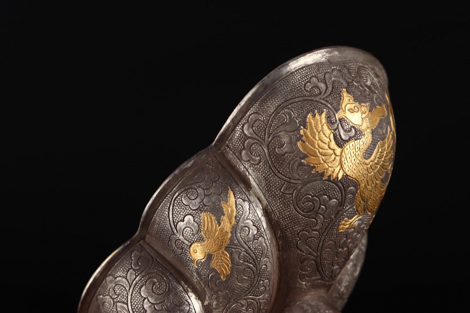 Tang Dynasty Solid Silver Tall Cup - 8