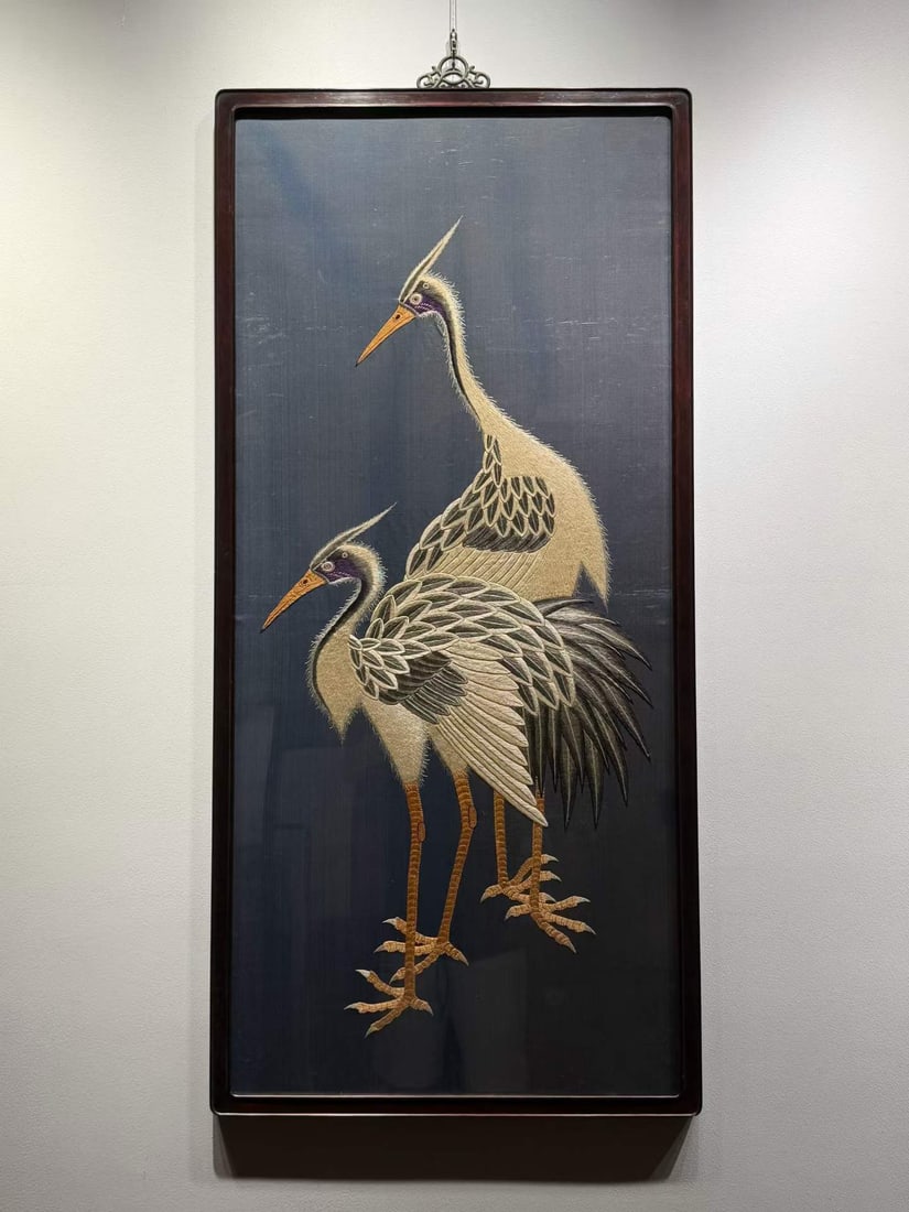Republic Period Embroidery Panel Fame and Prestige: Republic Period Embroidery Panel Fame and PrestigeL 126 cm, W 60 cm