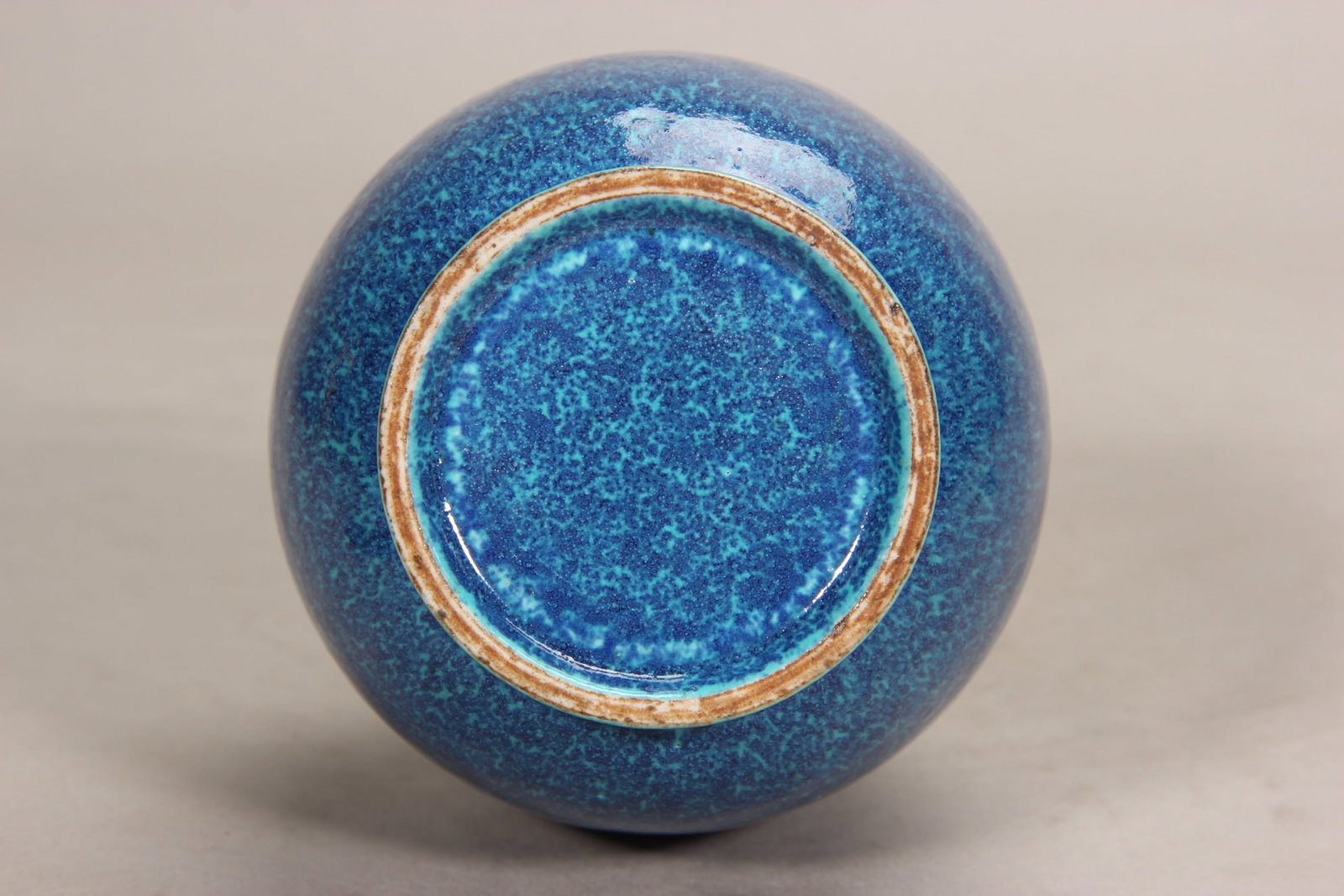 MidQing Robins Egg Glaze Vase - 9