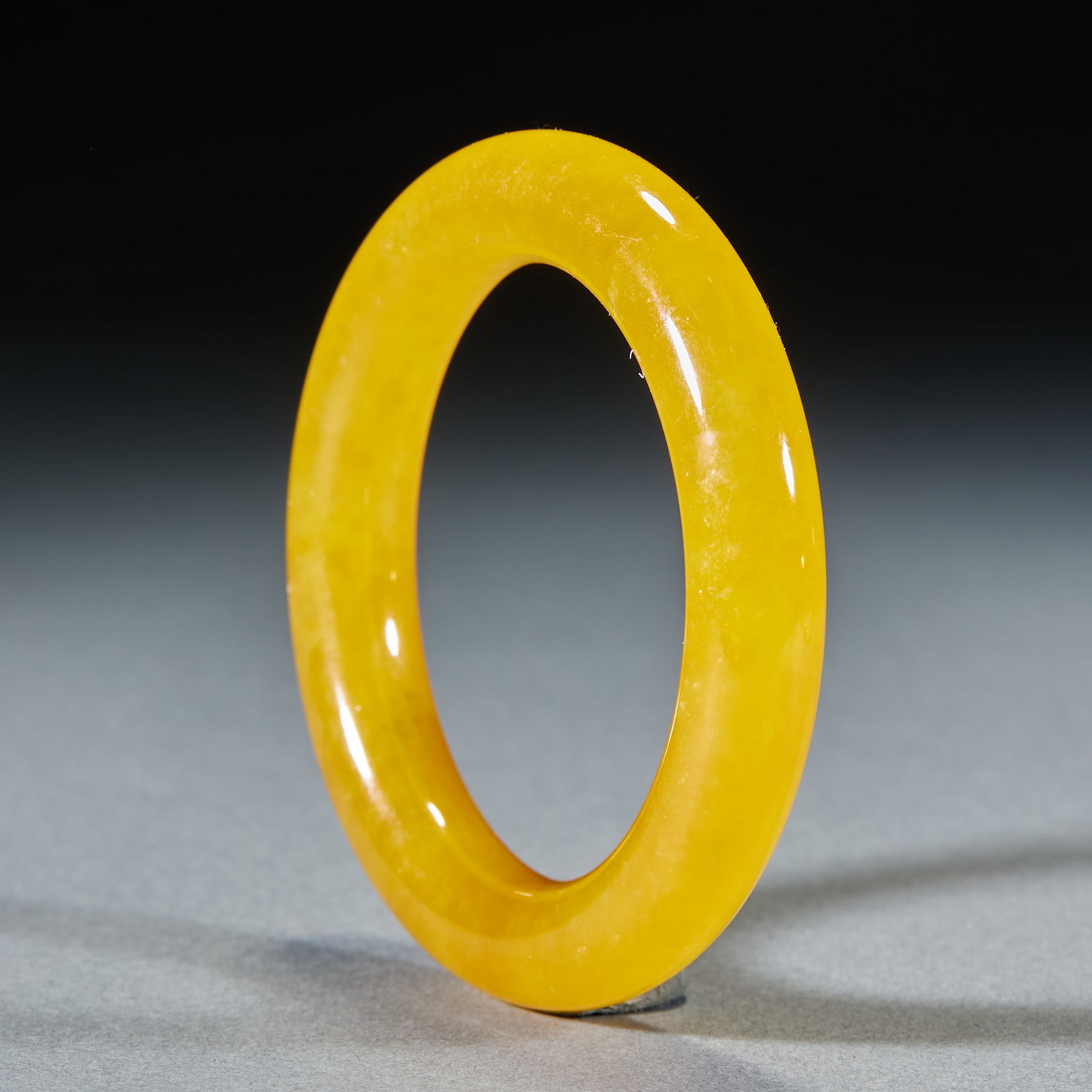 Yellow Jadeite Bangle - 4