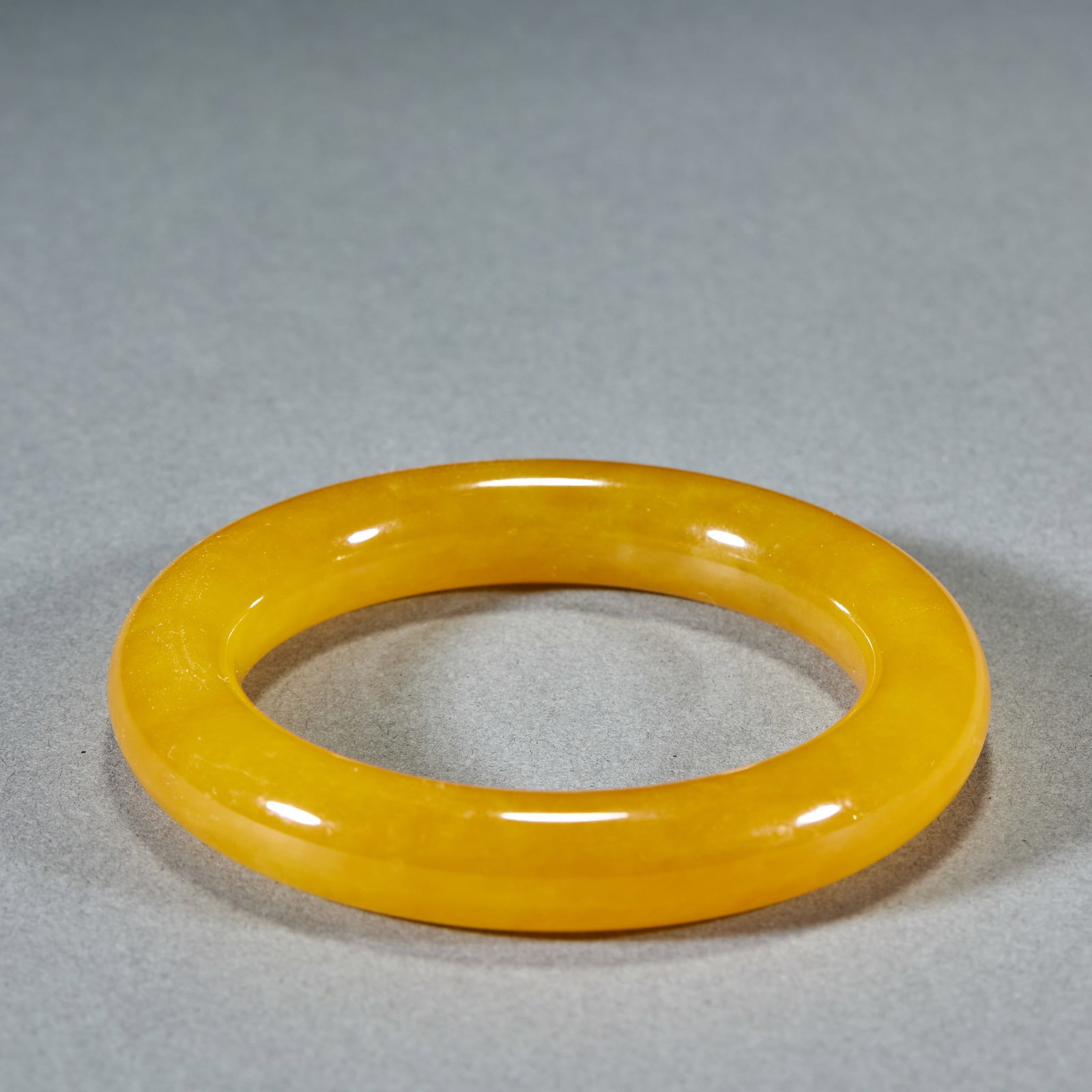 Yellow Jadeite Bangle - 6