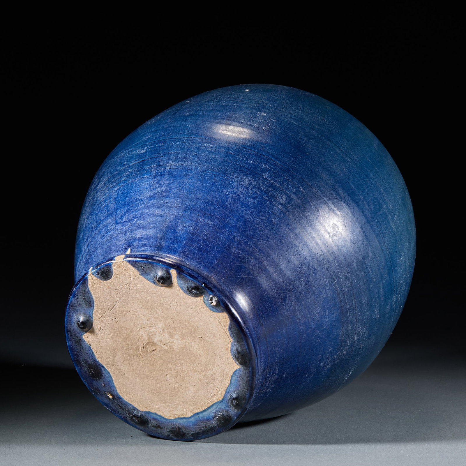 Blue Glaze Jar - 6