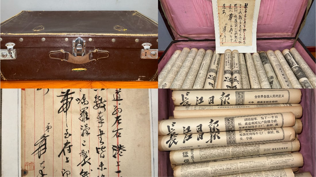 Crate of 50 Arhat Paintings on Paper by Zhang Daqian: Crate of 50 Arhat Paintings on Paper by Zhang DaqianH 66 cm, W 33 cm