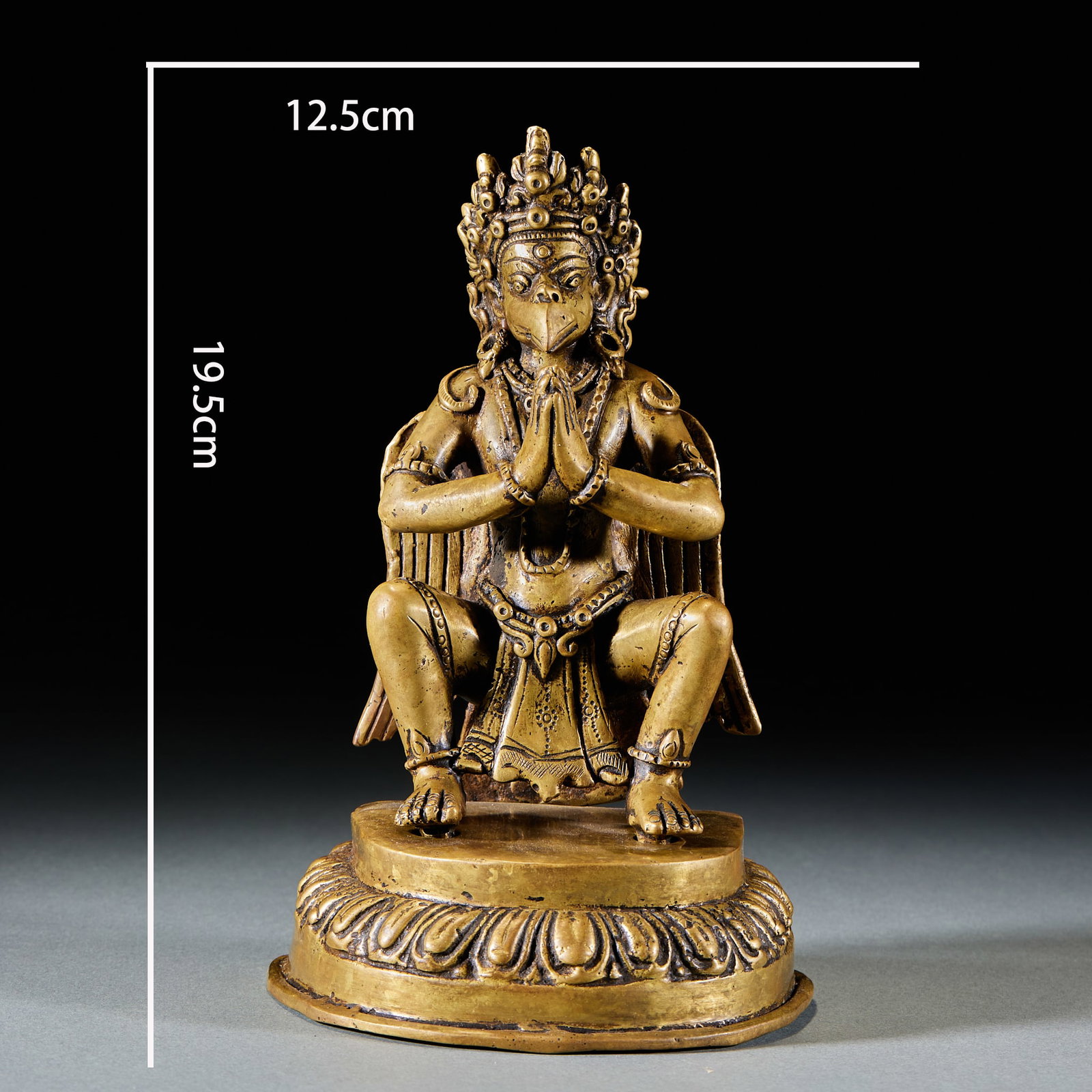 BronzeBody Statue of Garuda: BronzeBody Statue of GarudaH 19.5 cm, L 12.5 cm, W 9 cm
