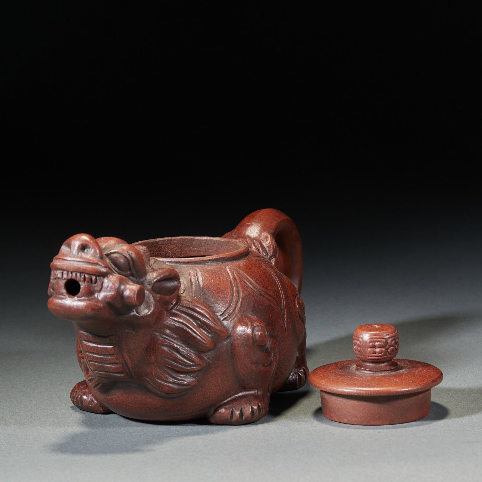 Chen Mingyuan Dragon Turtle teapot - 11