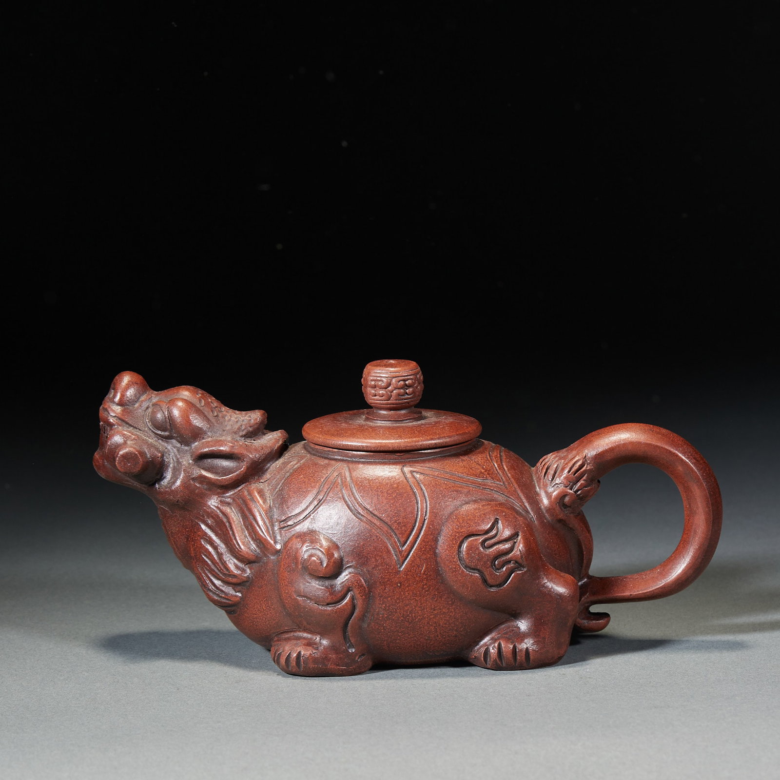 Chen Mingyuan Dragon Turtle teapot - 2