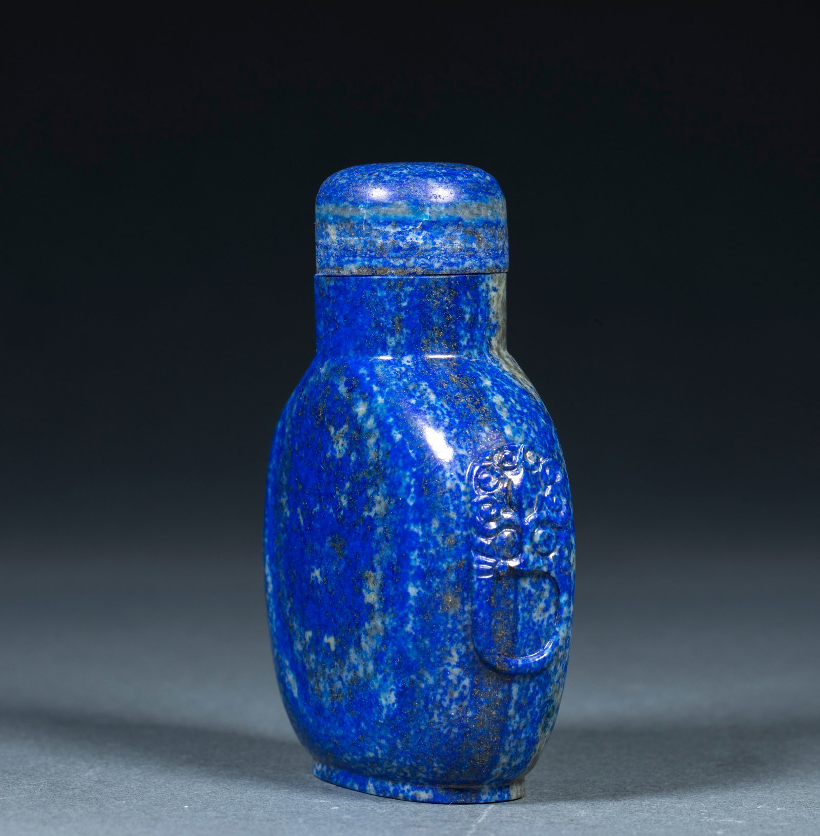 Lapis lazuli snuff bottle - 3