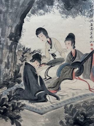 Fu Baoshi ladies map - 4