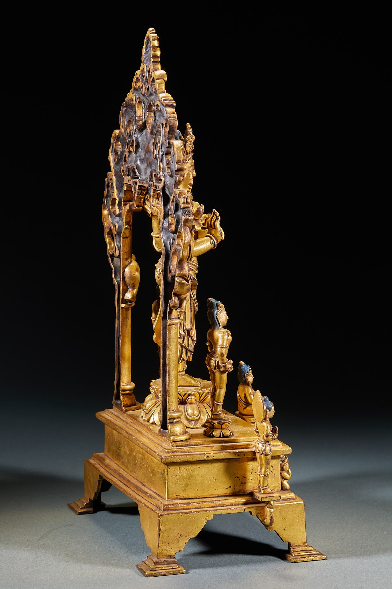 Copper-gilded Guanyin - 13