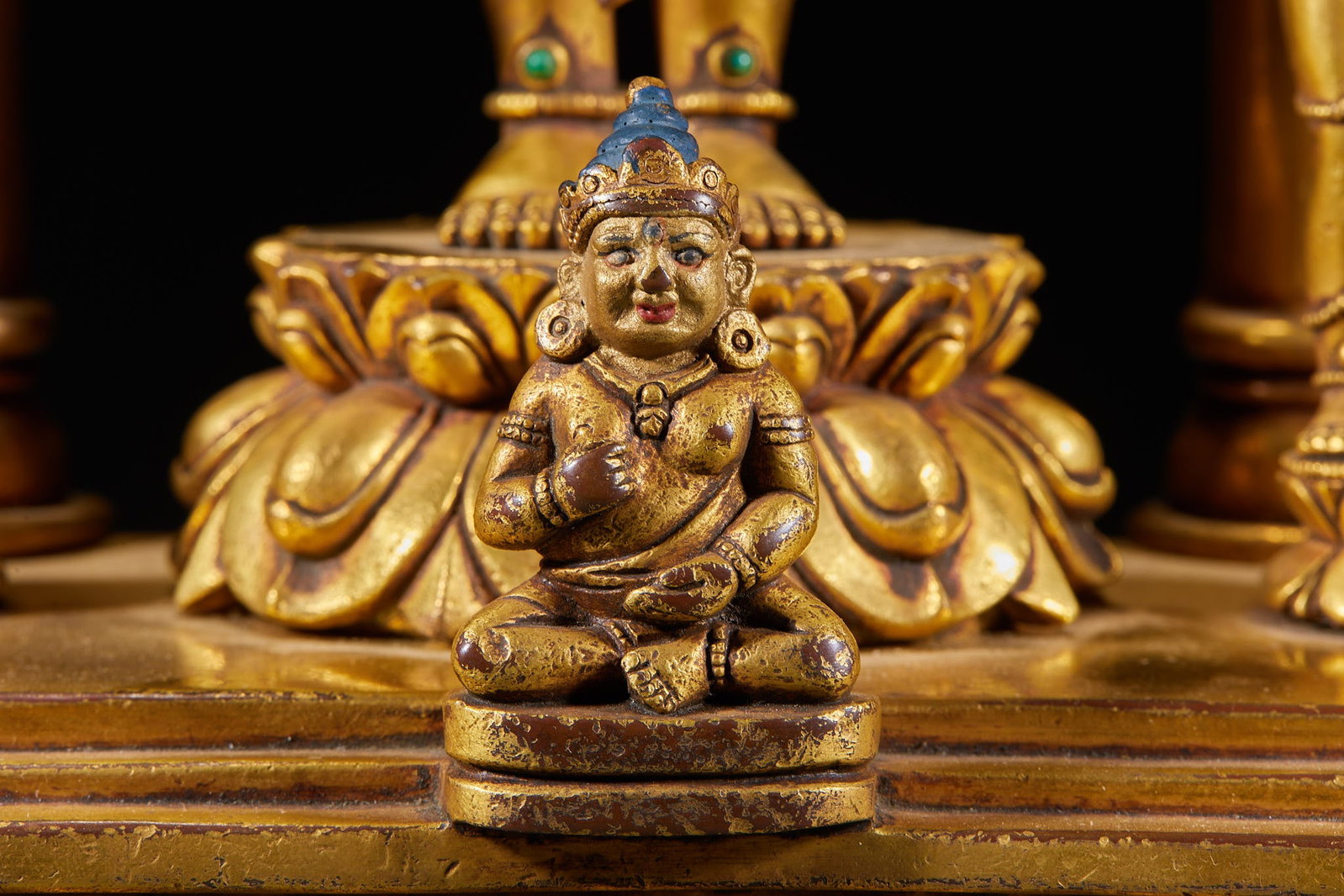Copper-gilded Guanyin - 6