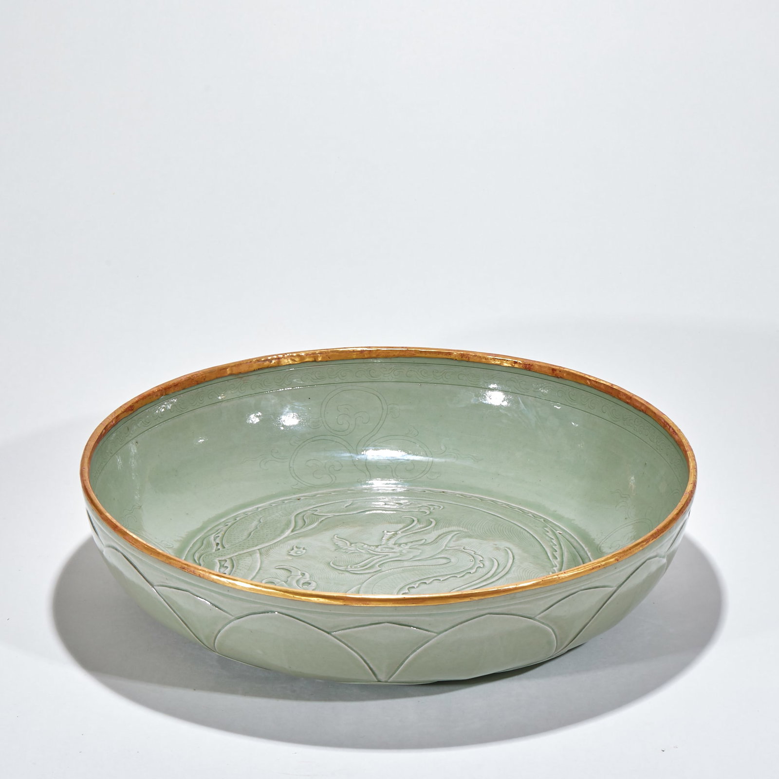 Kiln-covered dragon pattern plate - 2