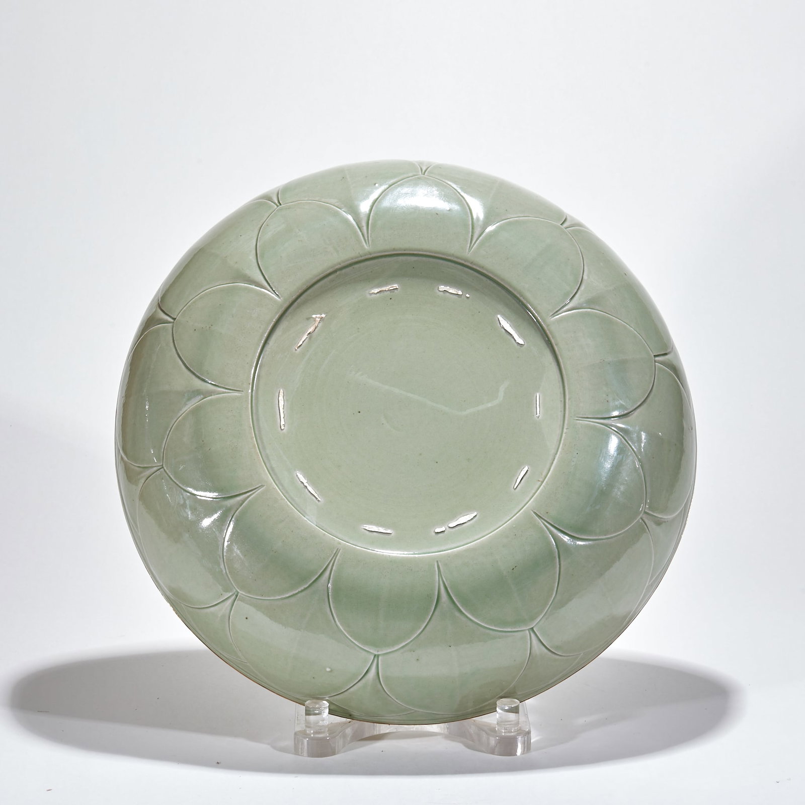 Kiln-covered dragon pattern plate - 9