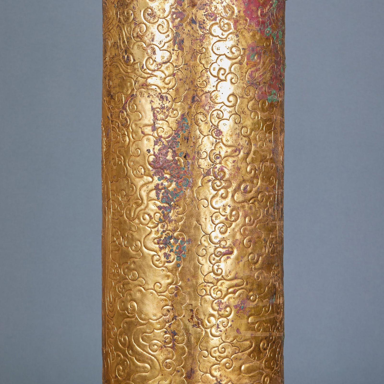Copper gilt pagoda - 13