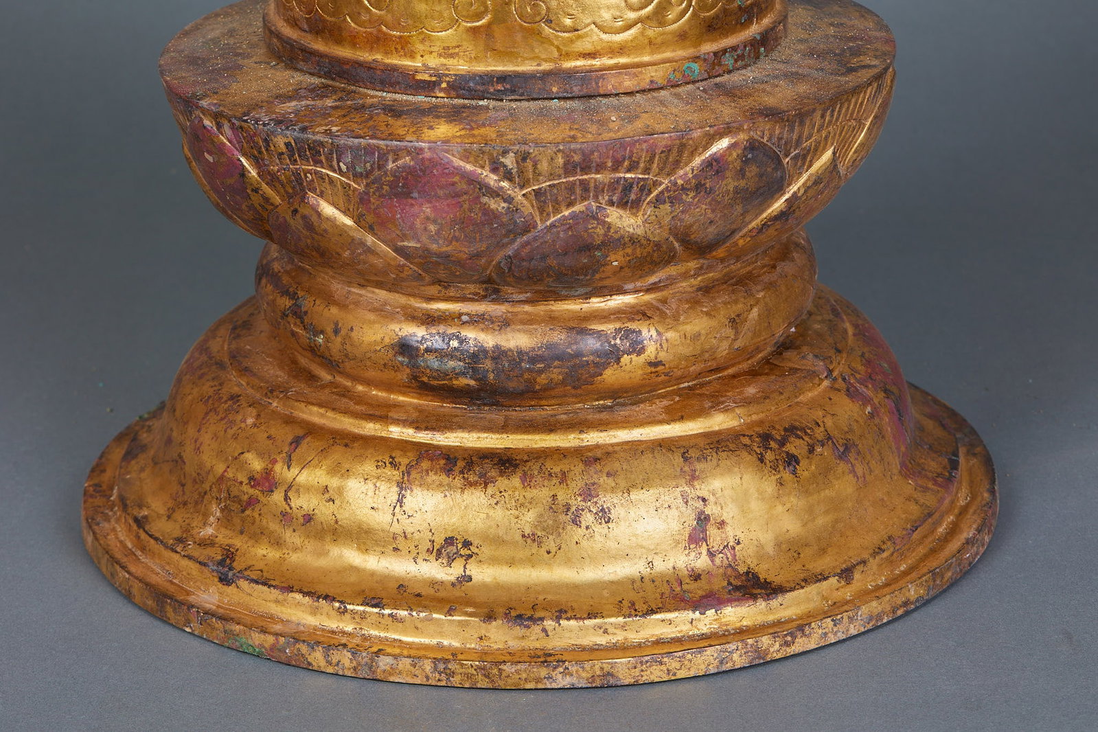 Copper gilt pagoda - 8
