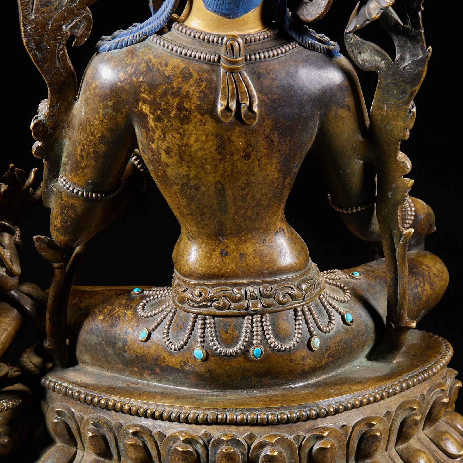 Alloy copper Tara statue - 10