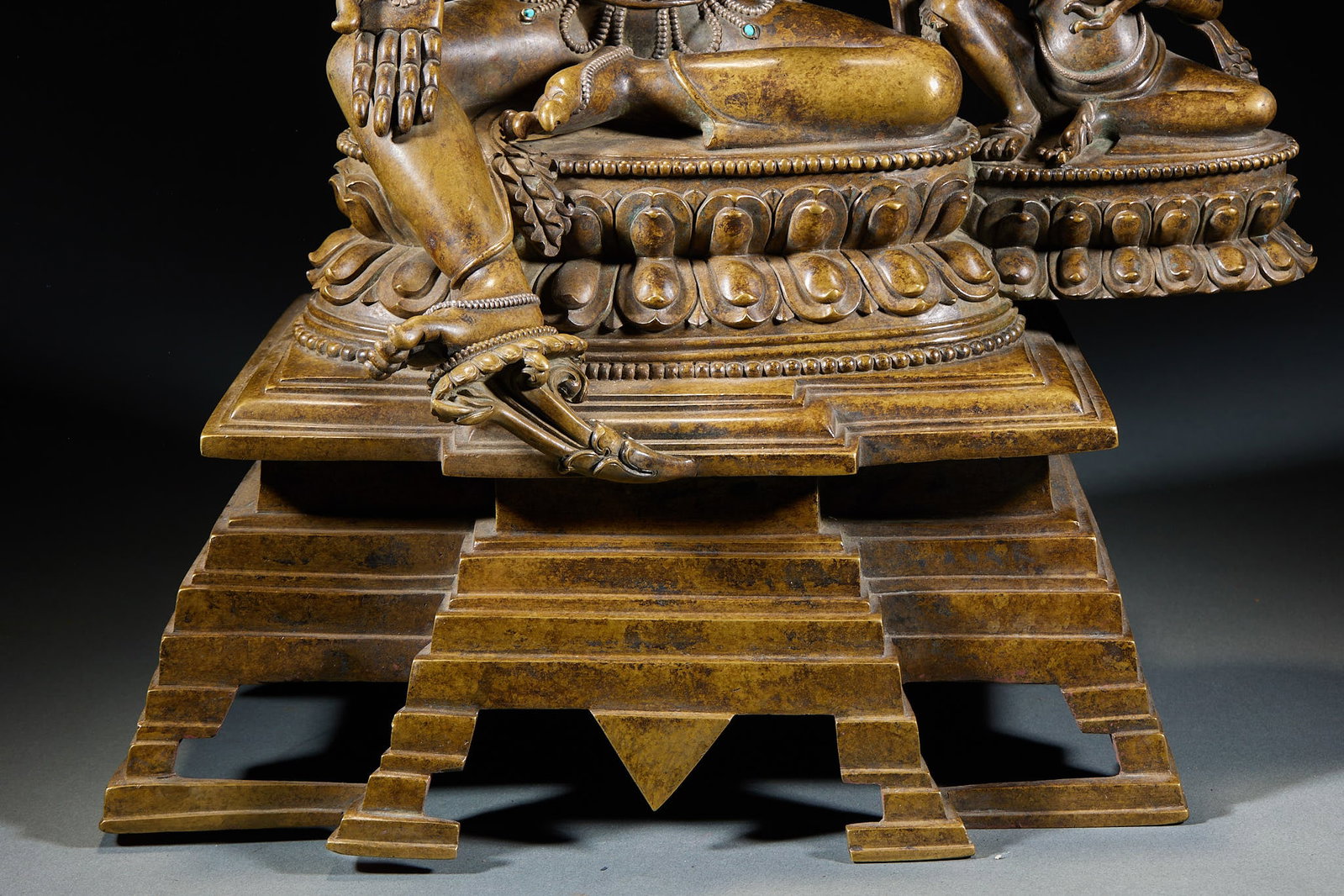 Alloy copper Tara statue - 5
