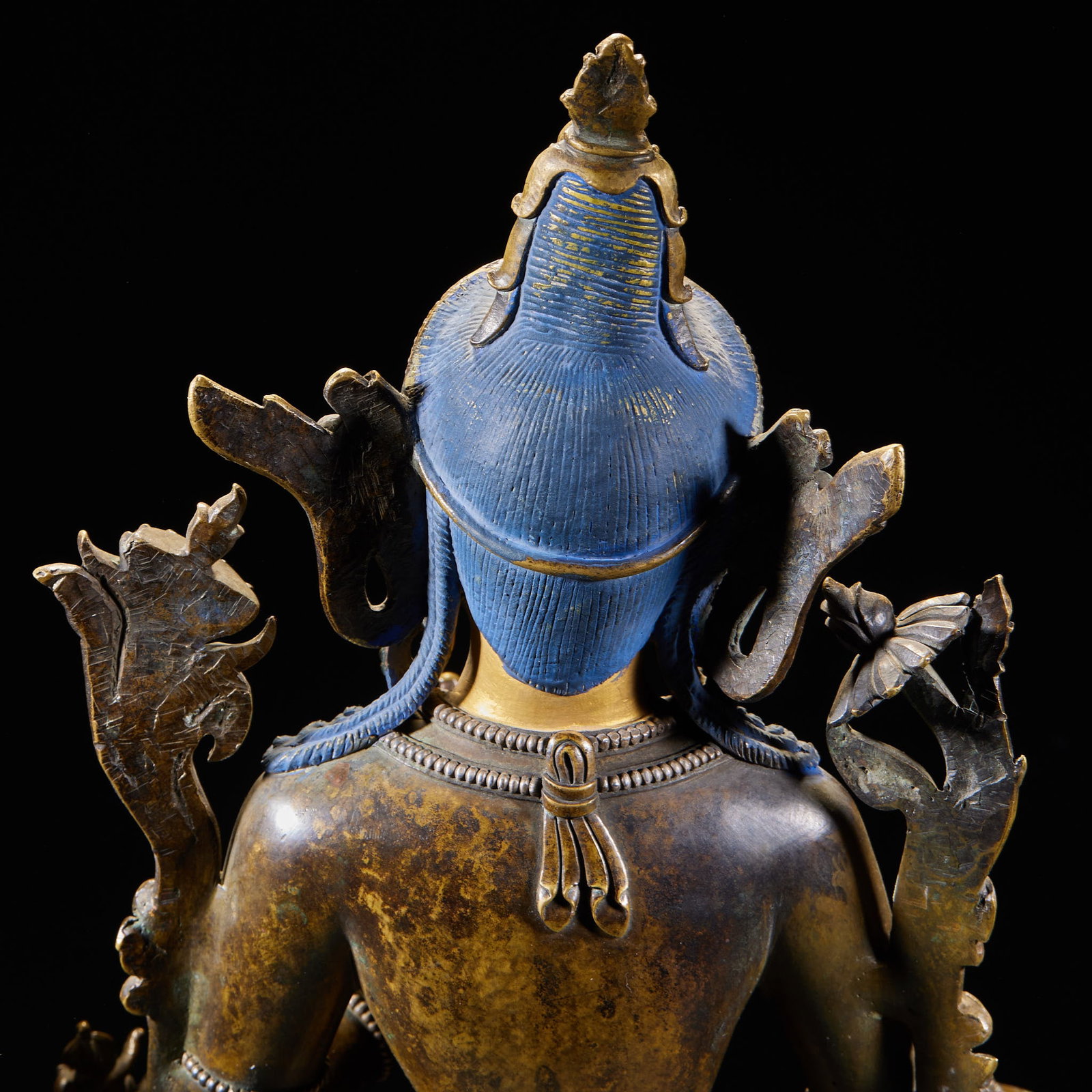 Alloy copper Tara statue - 8