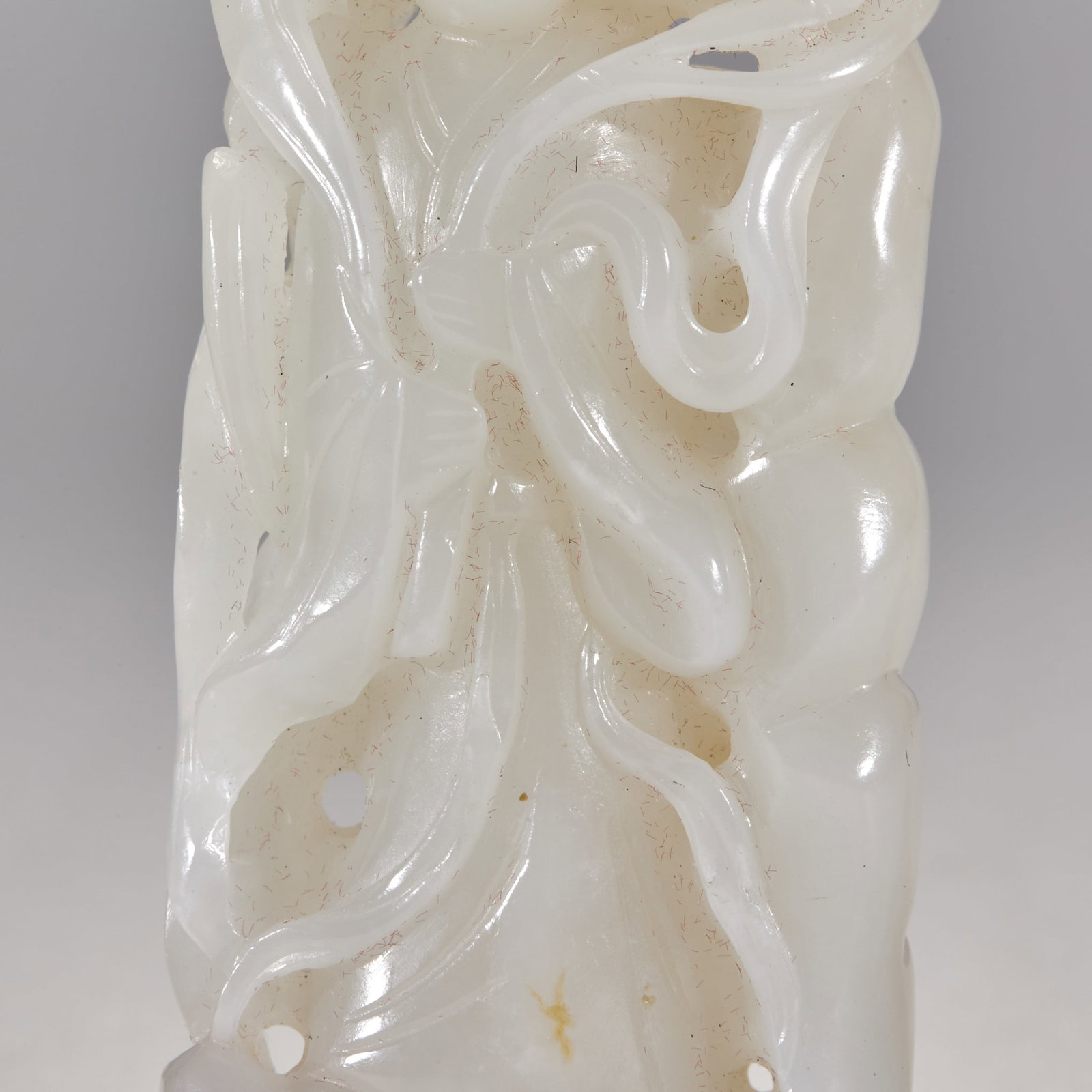 Hetian Jade Standing Guanyin Statue - 3