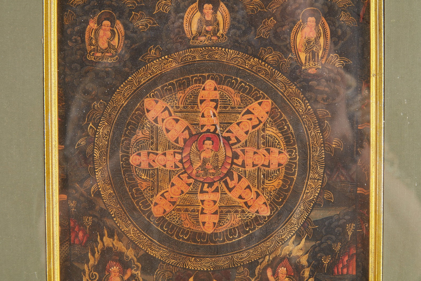 Tancheng Thangka Mirror Frame - 3