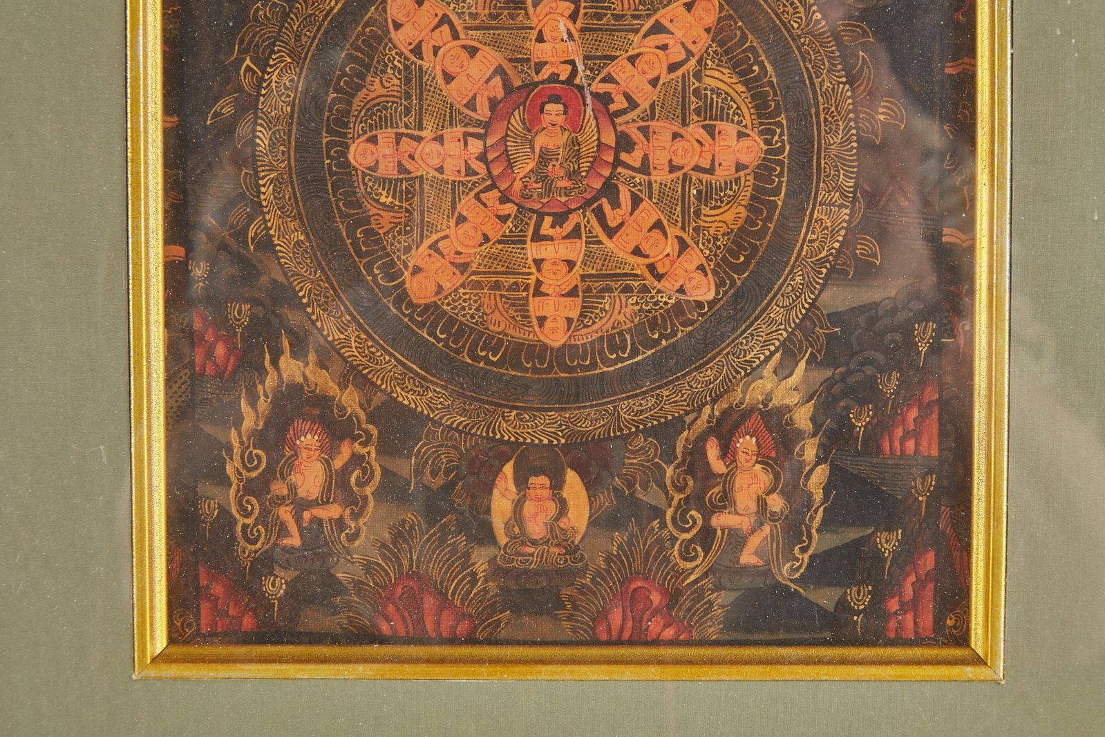 Tancheng Thangka Mirror Frame - 4