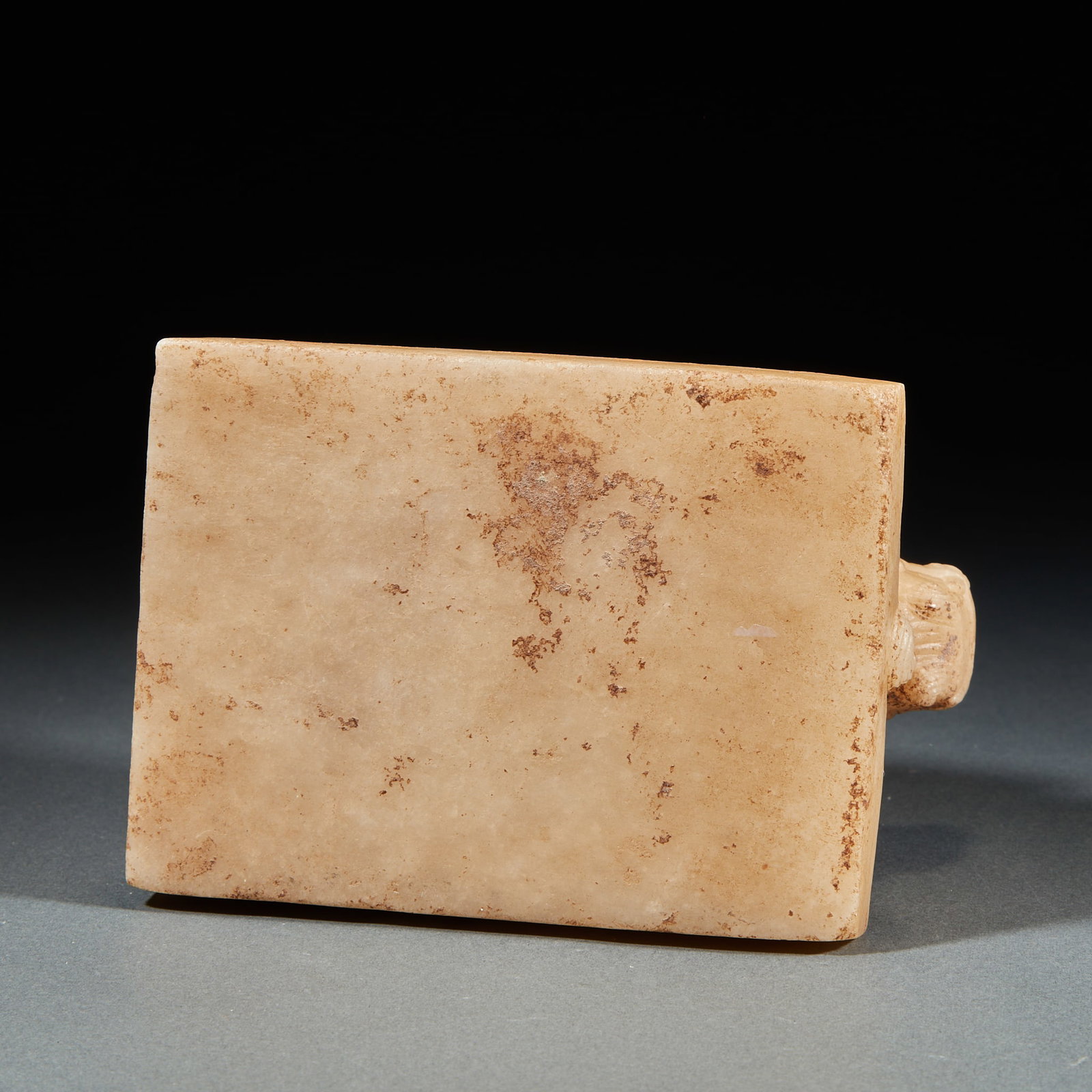 White marble beast inkstone - 6