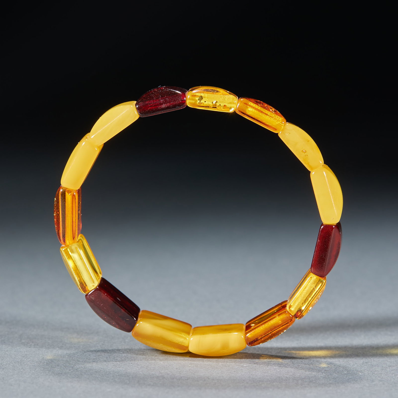 Beeswax amber bracelet - 2
