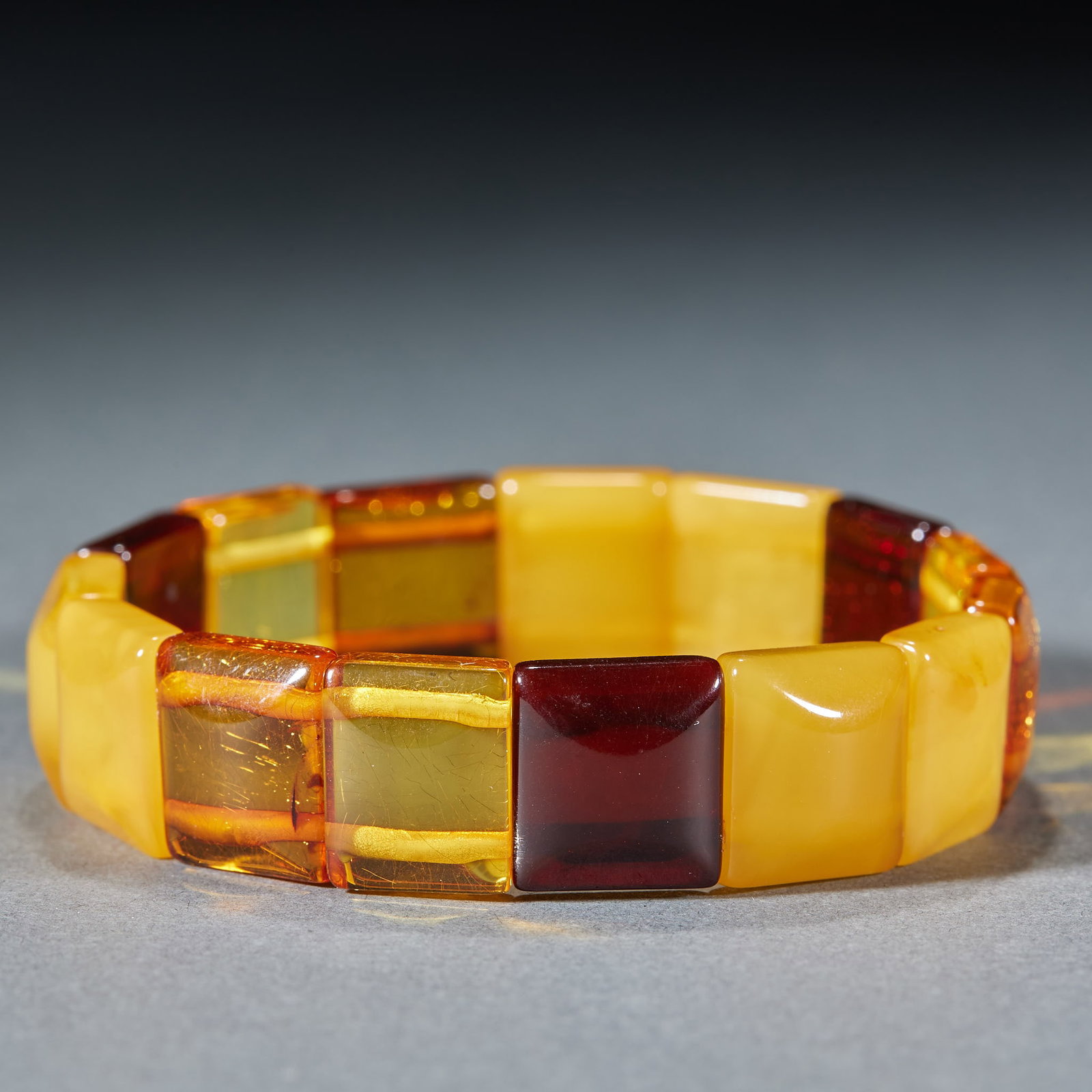 Beeswax amber bracelet - 3