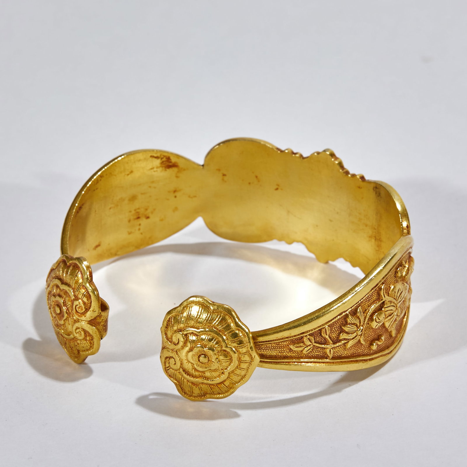 Pure gold character wishful bracelet - 7