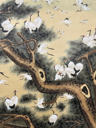 Shen Quan Baihetu Silk Vertical Axis - 6