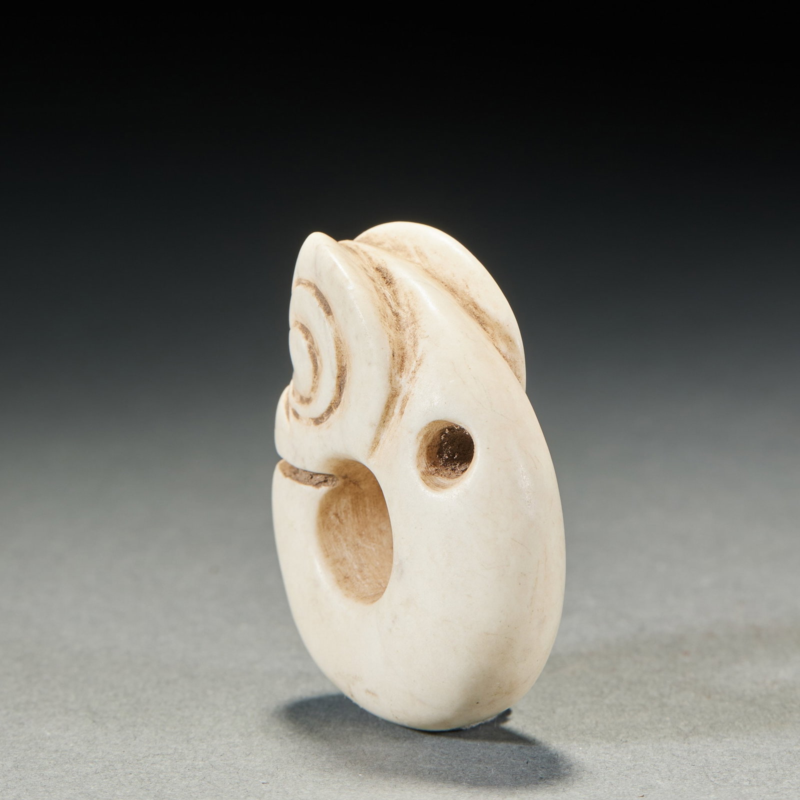 Chicken bone white jade pig dragon - 6